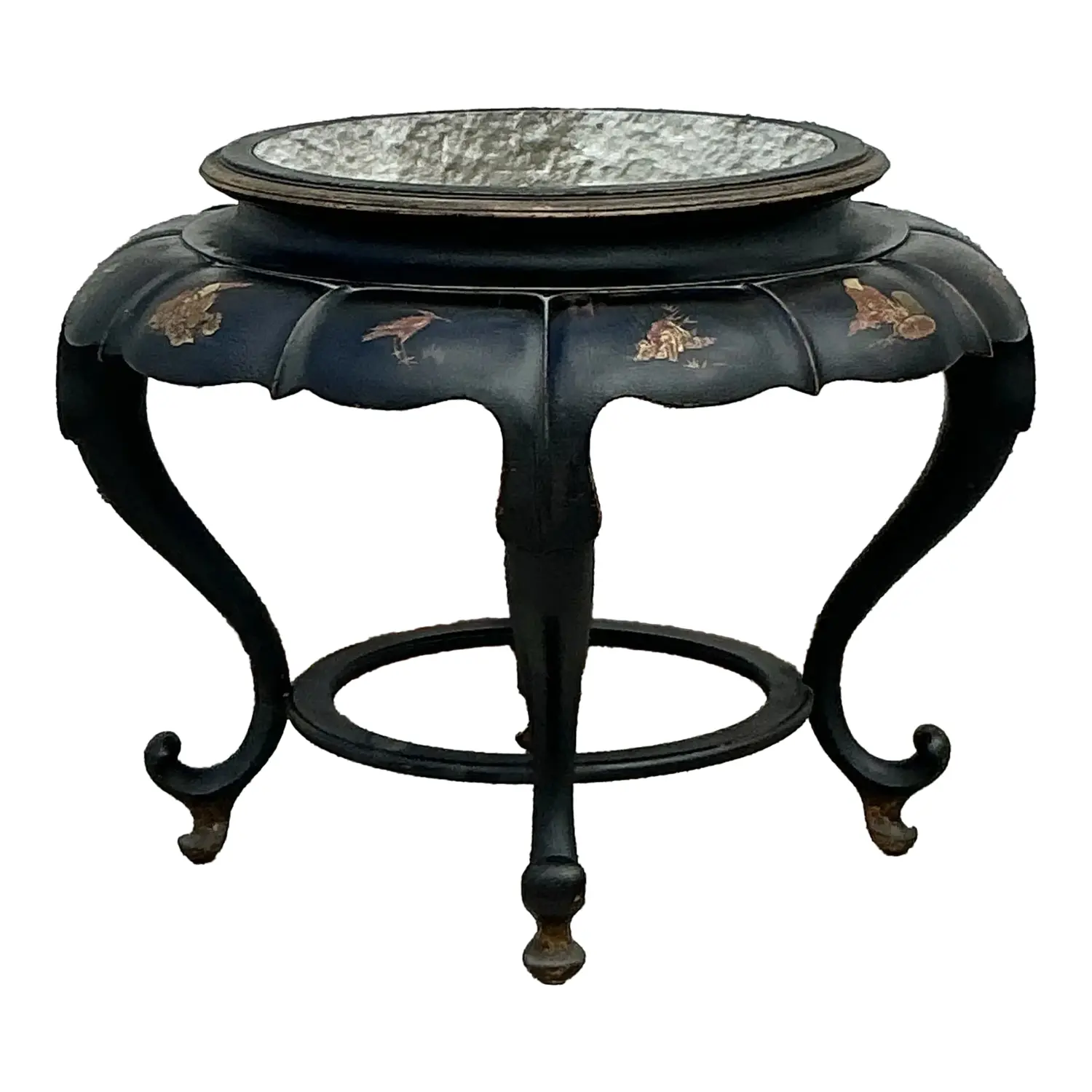 Vintage Asian Chinoiserie Bat Wing Coffee Table