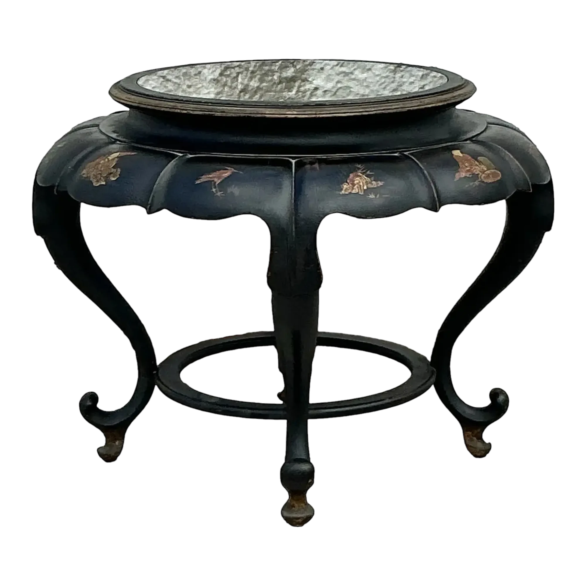 Vintage Asian Chinoiserie Bat Wing Coffee Table — additional photo 1