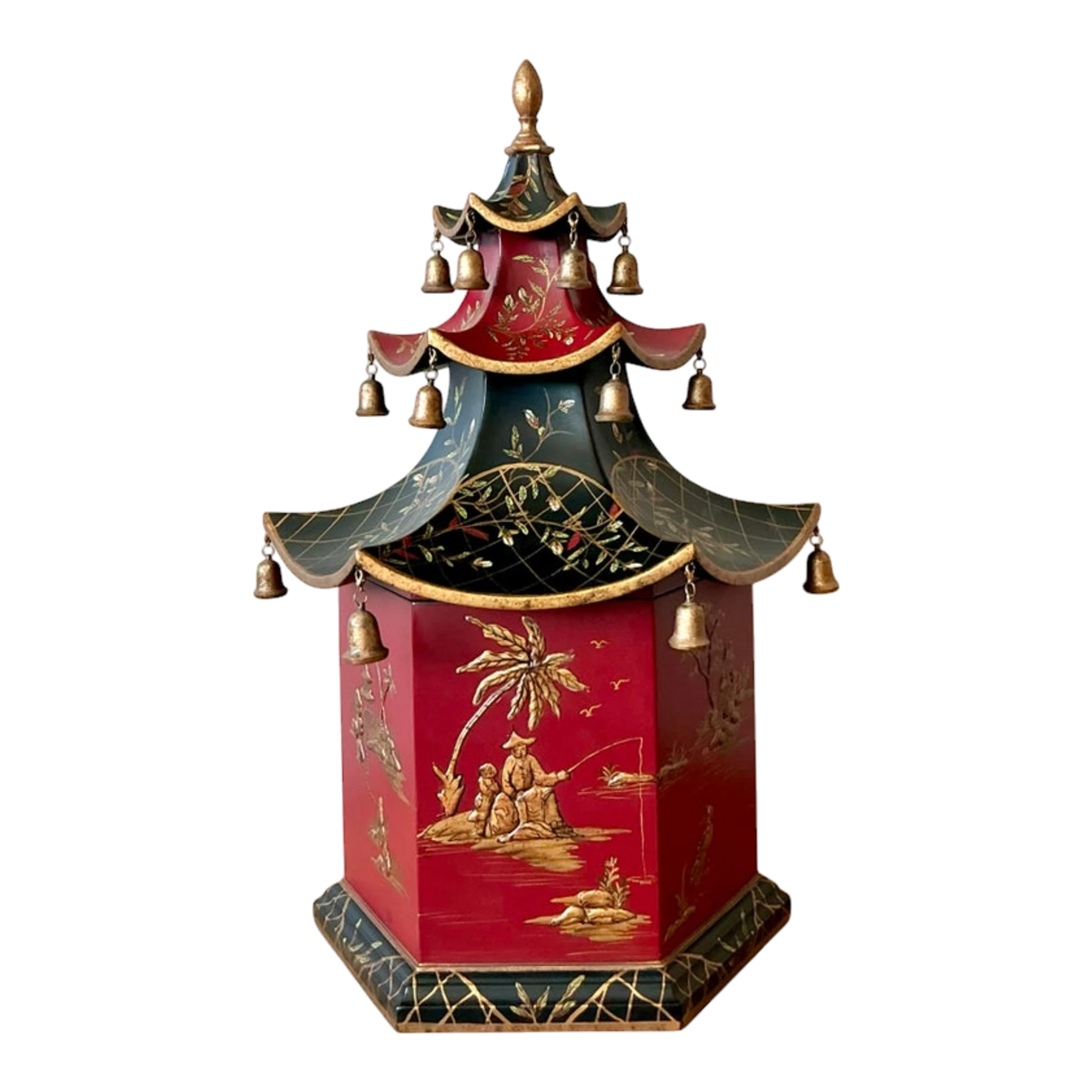 Vintage Asian Pagoda Box
