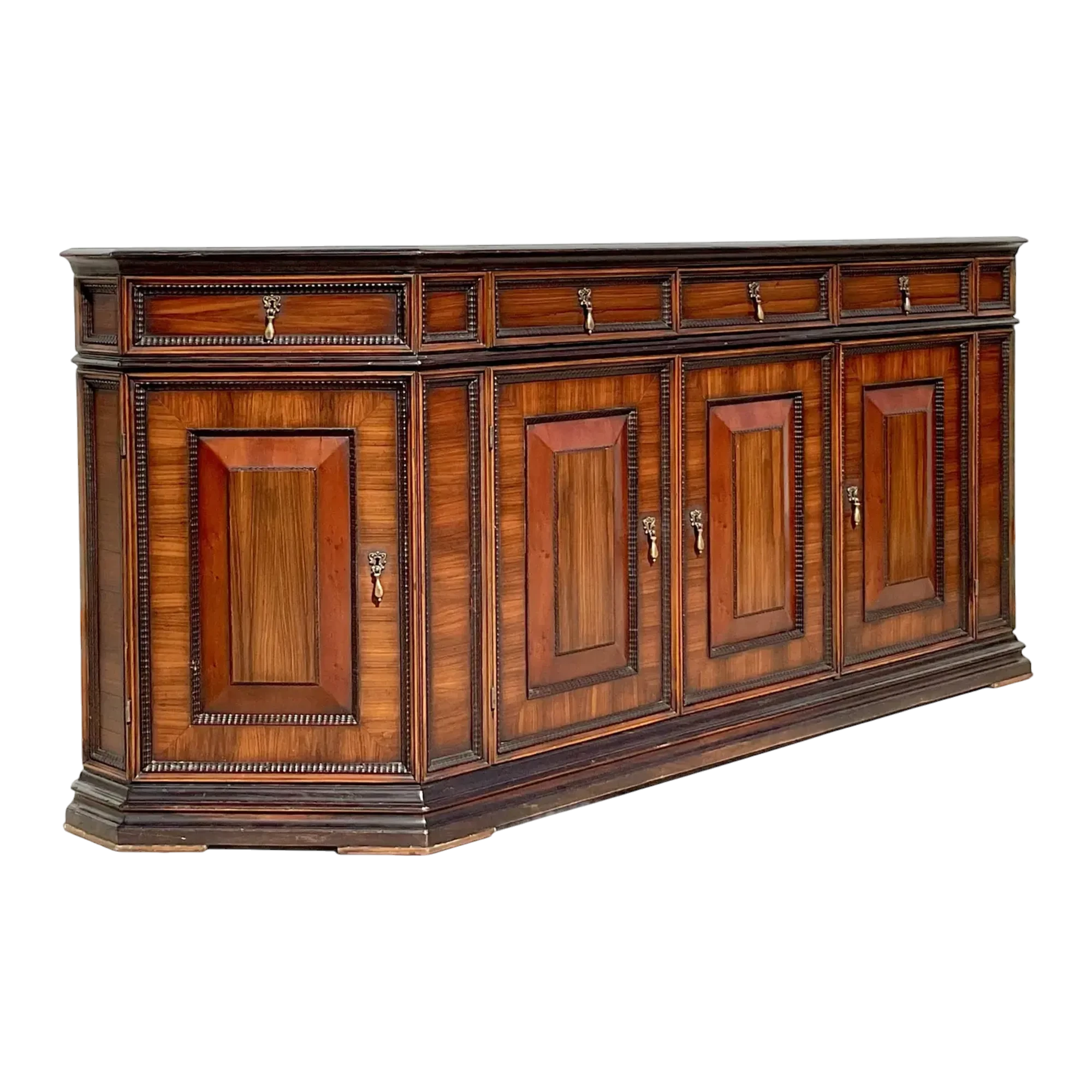 Vintage Boho Alphonso Marina Paneled Credenza