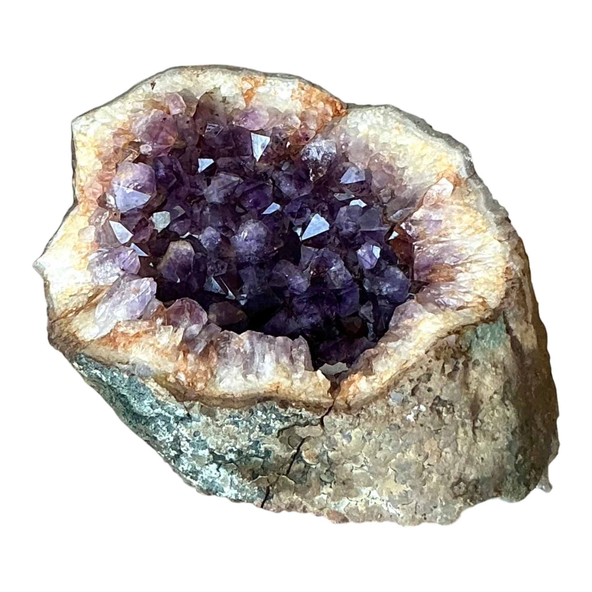Vintage Boho Amethyst Geode