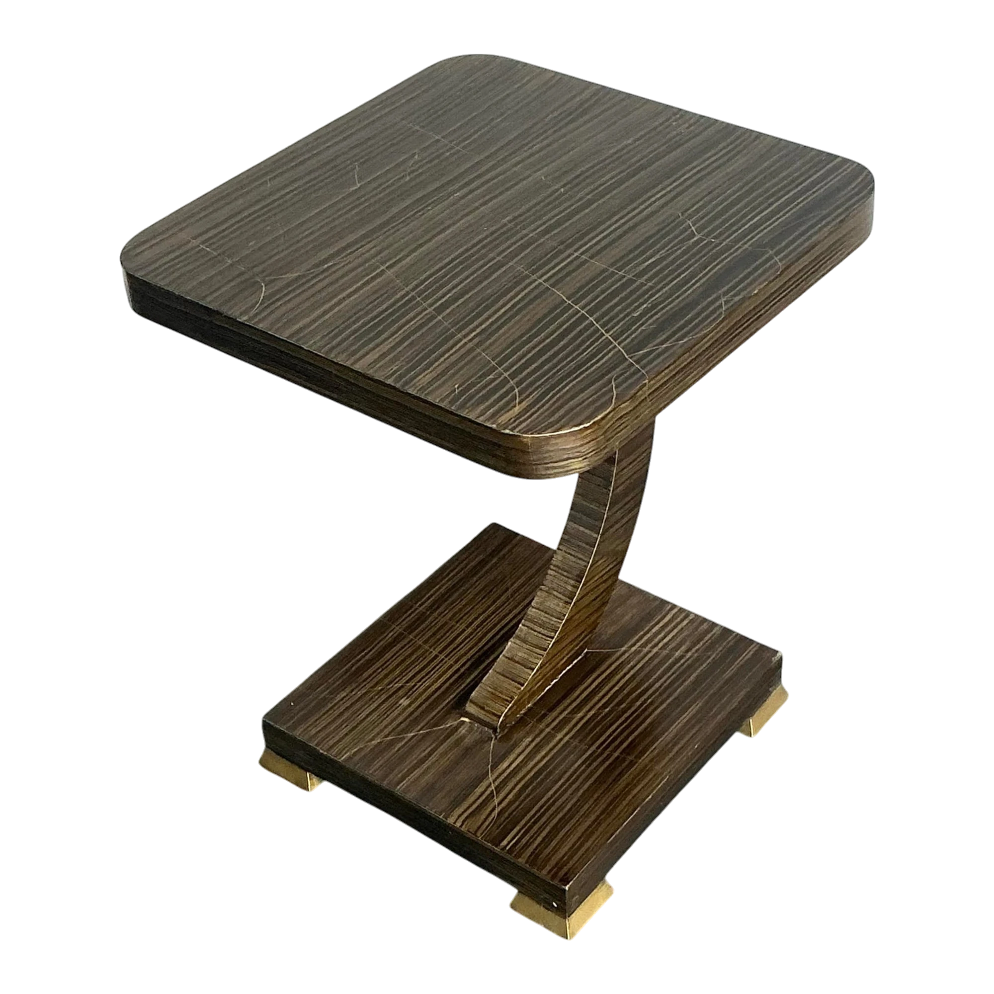 Vintage Boho Amy Howard Gilt Tipped Side Table