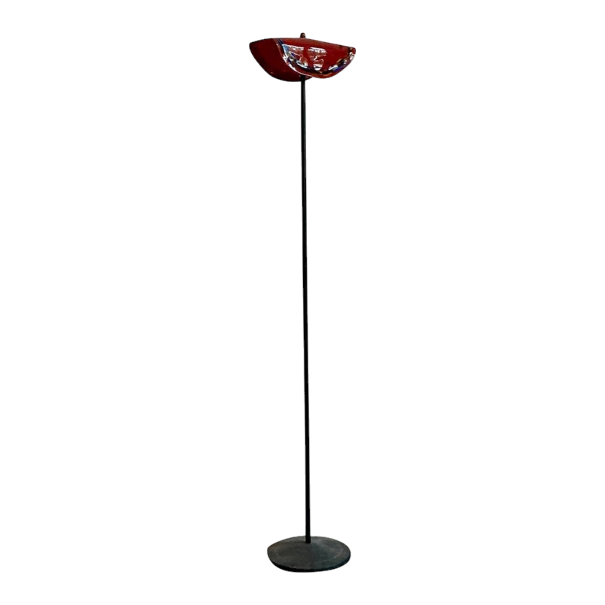 Vintage Boho Art Glass Floor Lamp After Murano — additional photo 1