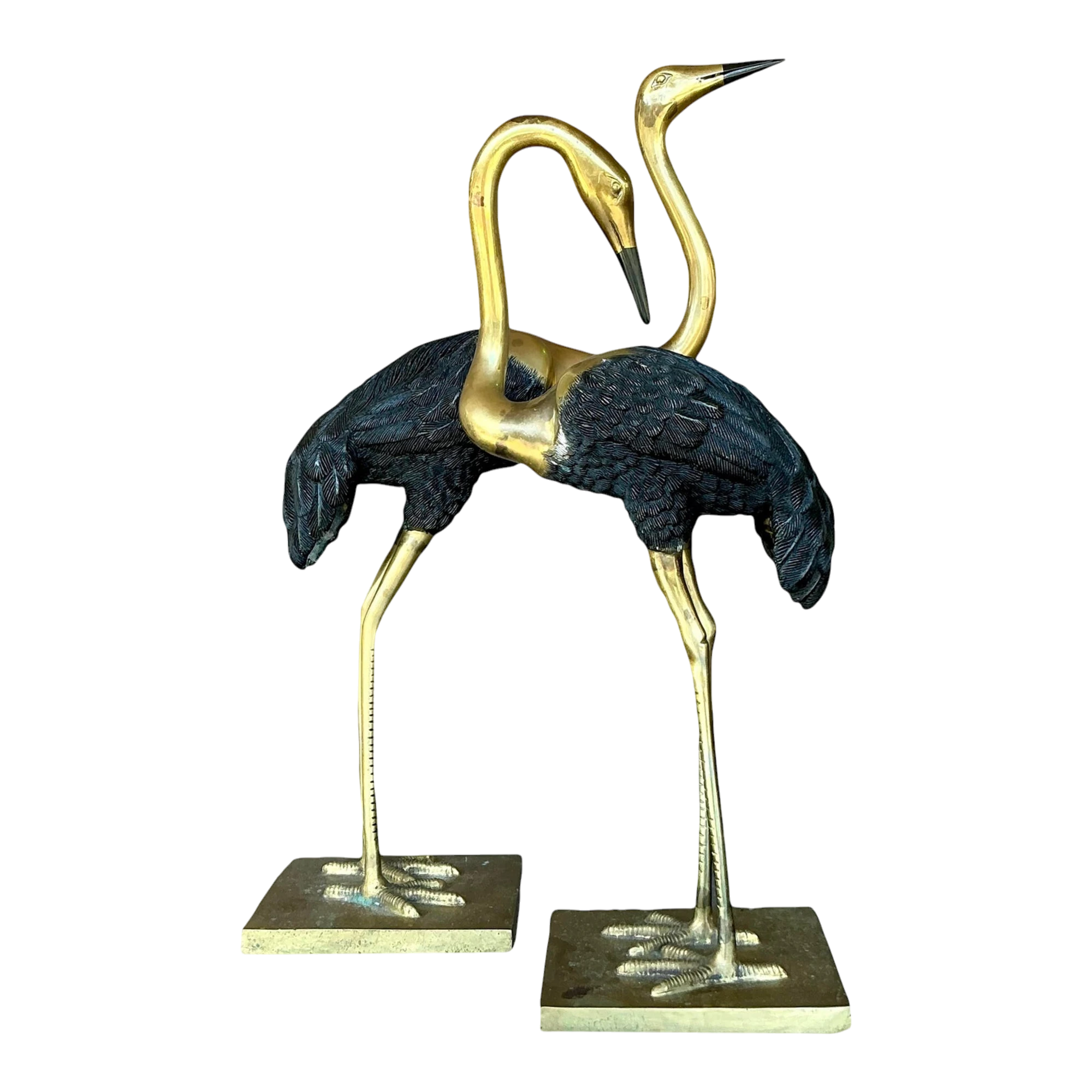 Vintage Boho Brass and Pewter - A Pair