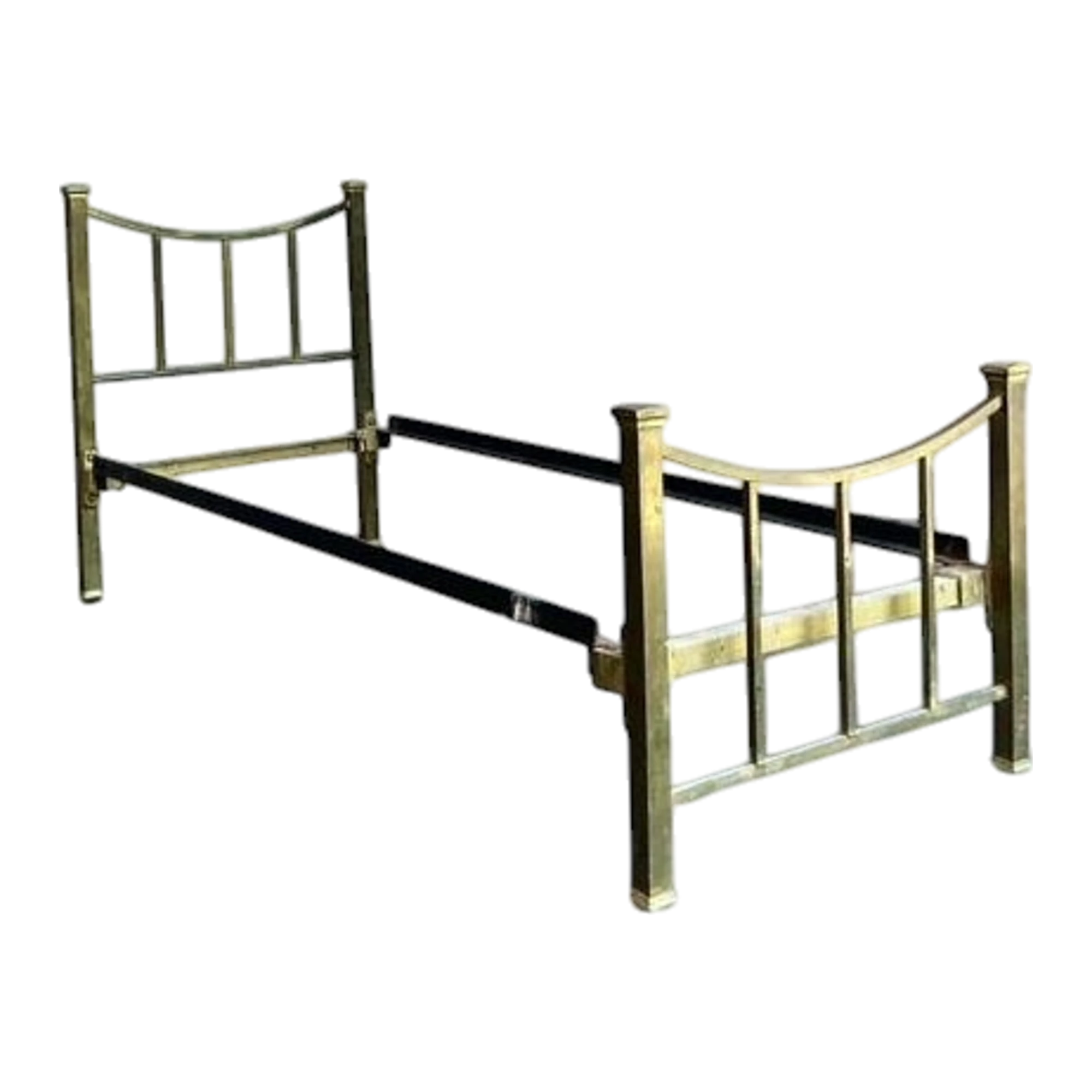 Vintage Boho Brass Daybed