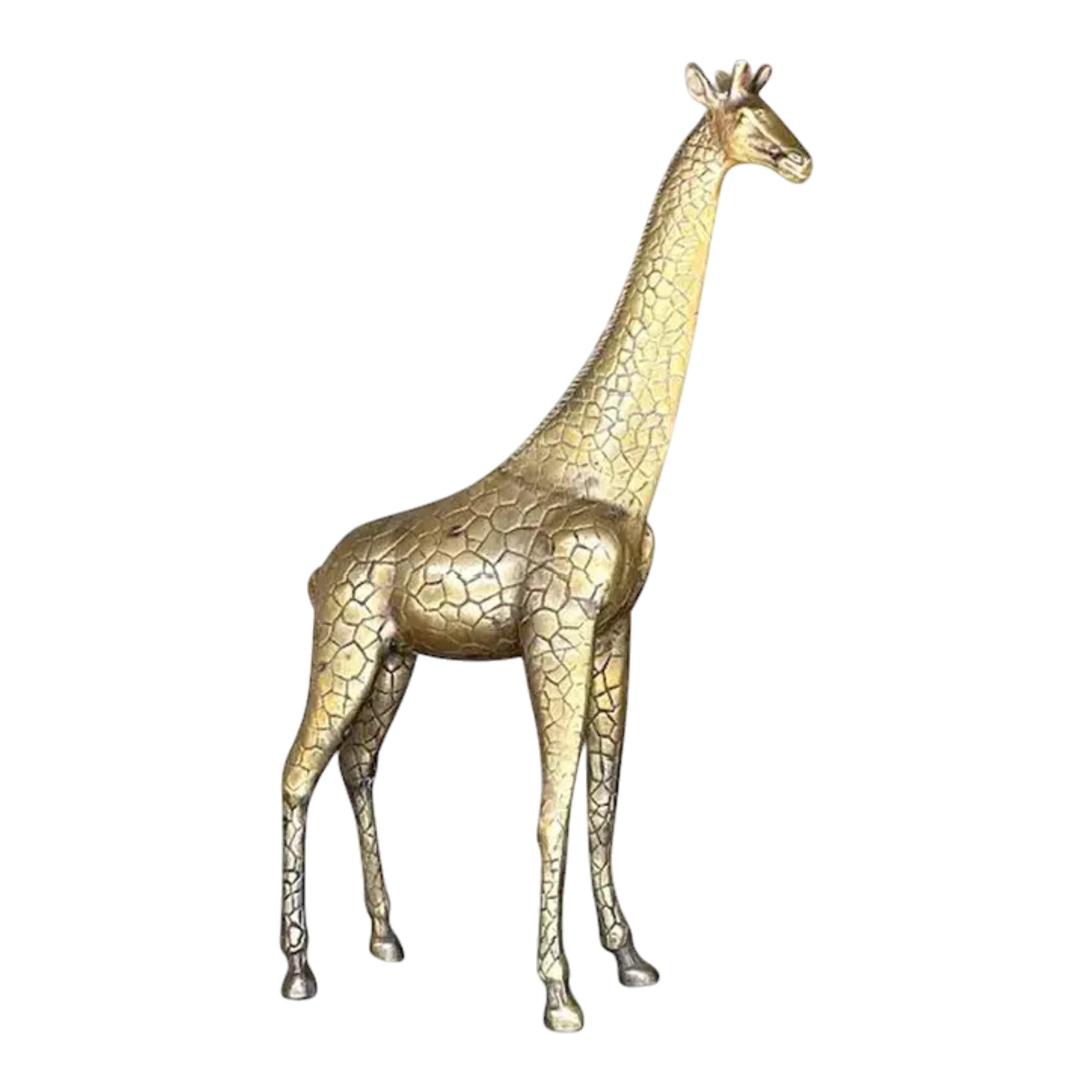 Vintage Boho Brass Giraffe