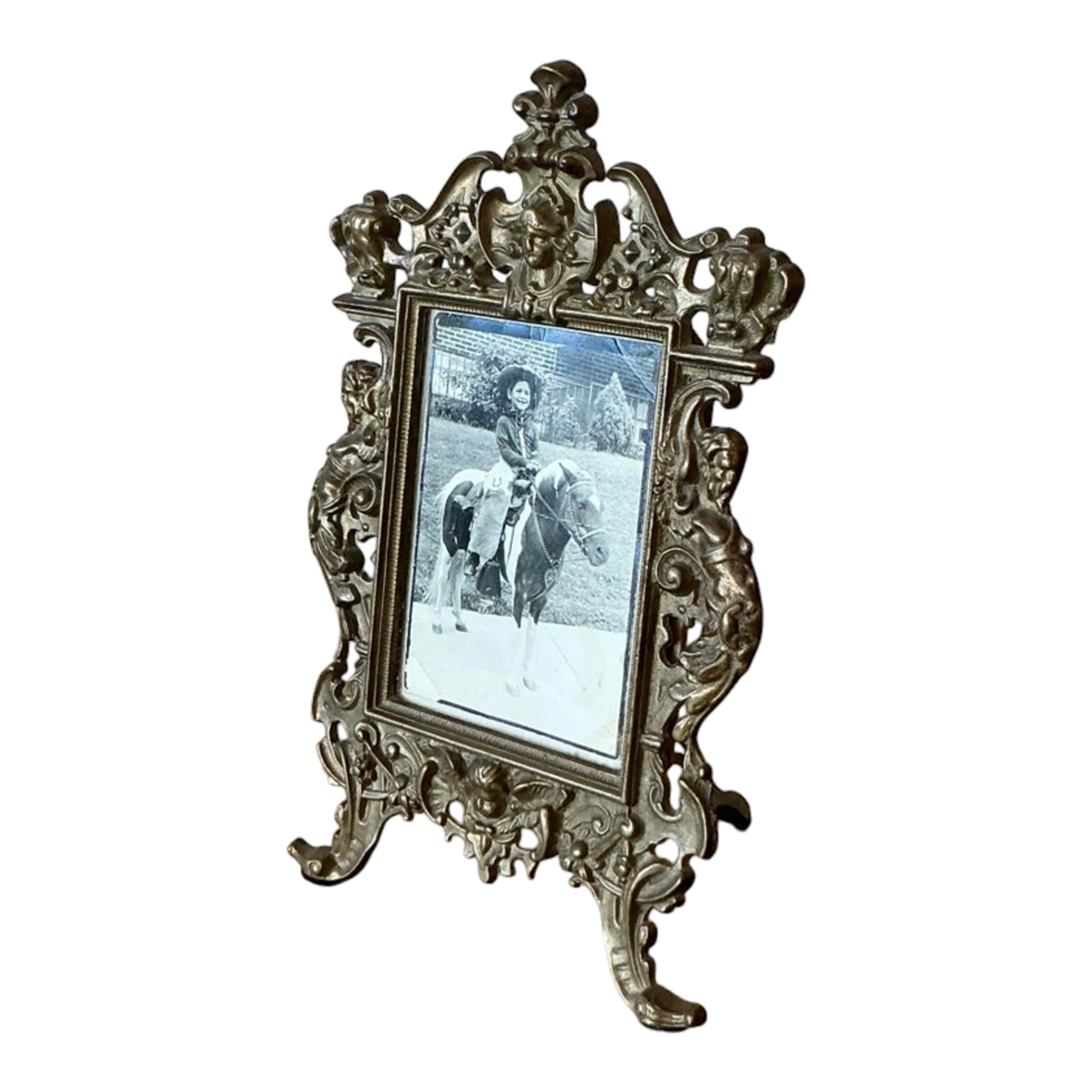 Vintage Boho Brass Gladiator Frame — additional photo 1