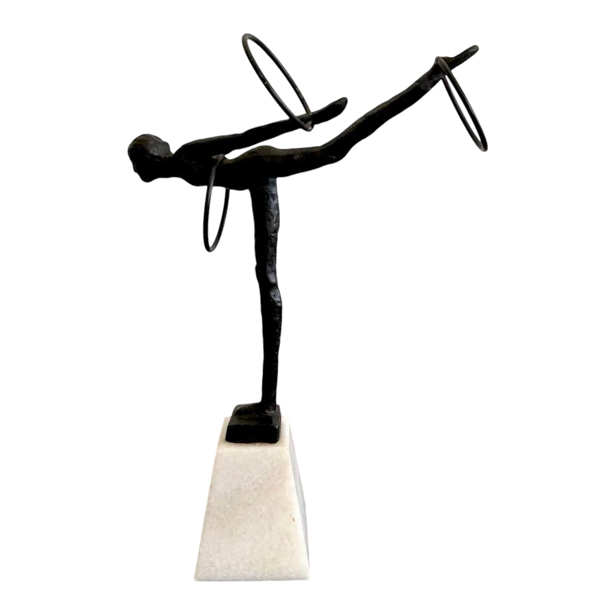 Vintage Boho Bronze Gymnast