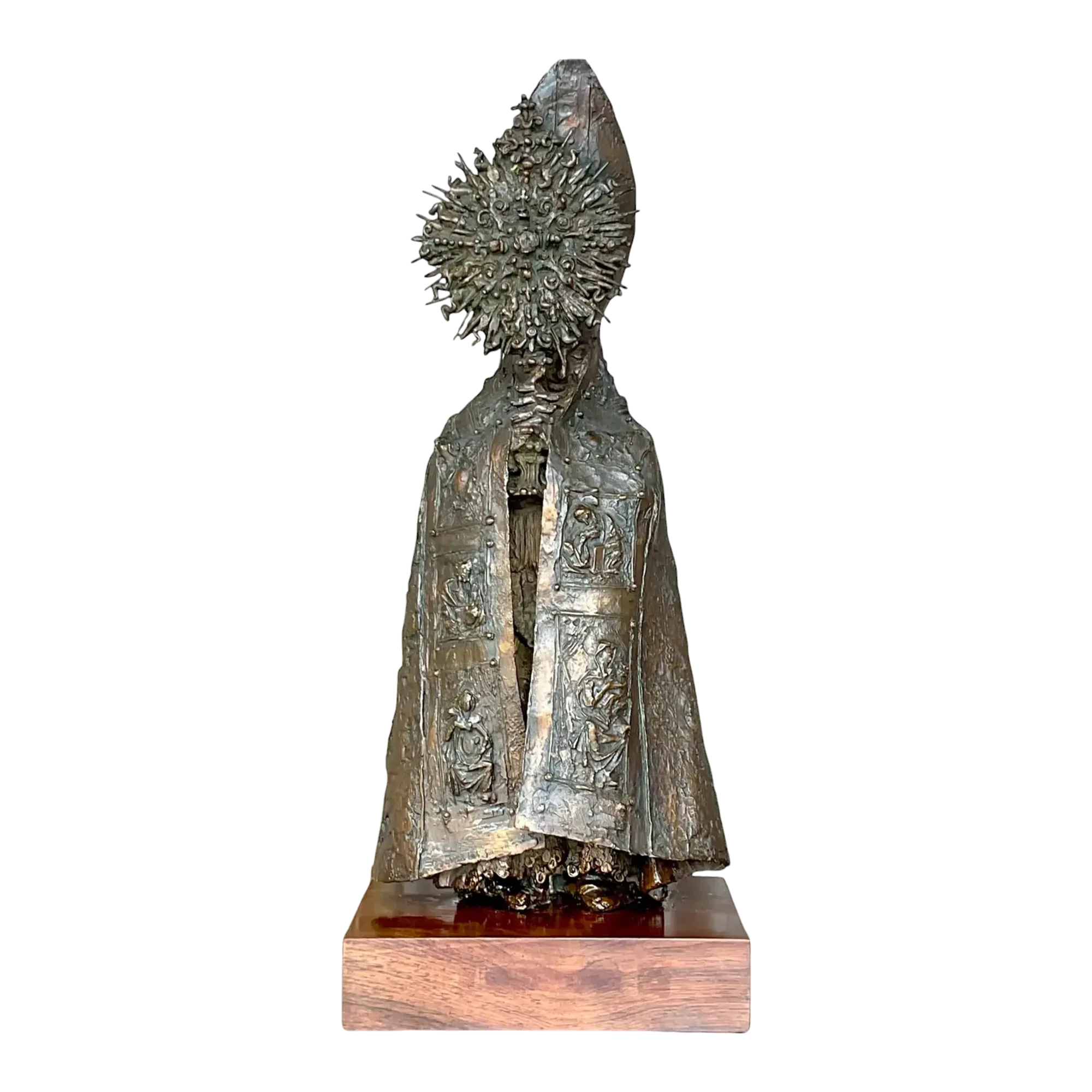 Vintage Boho Bruno Lucchesi Bronze Sculpture