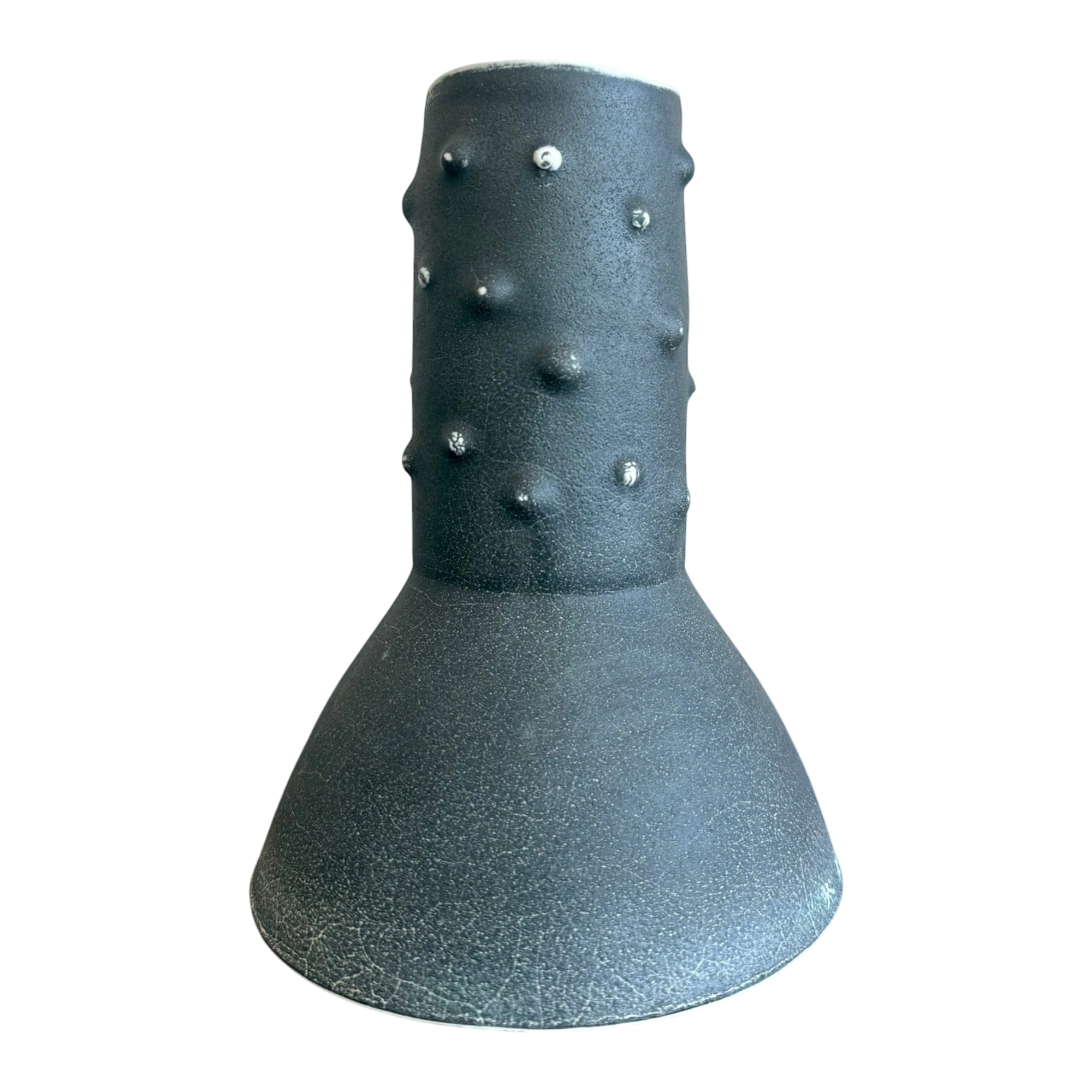 Vintage Boho Brutalist Studio Pottery Vase