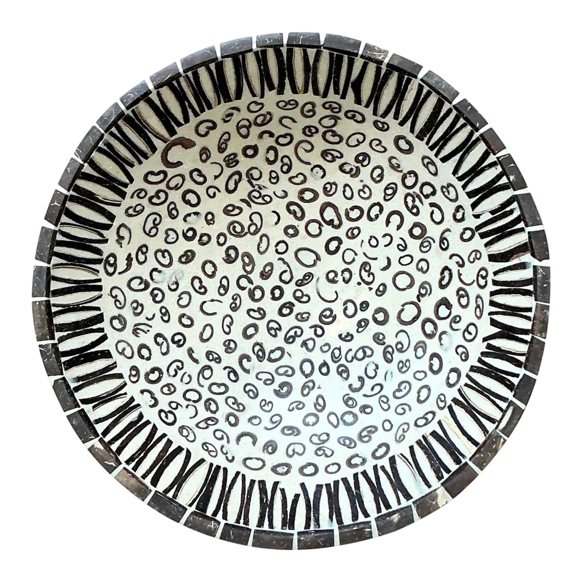 Vintage Boho Coconut Shell Bowl