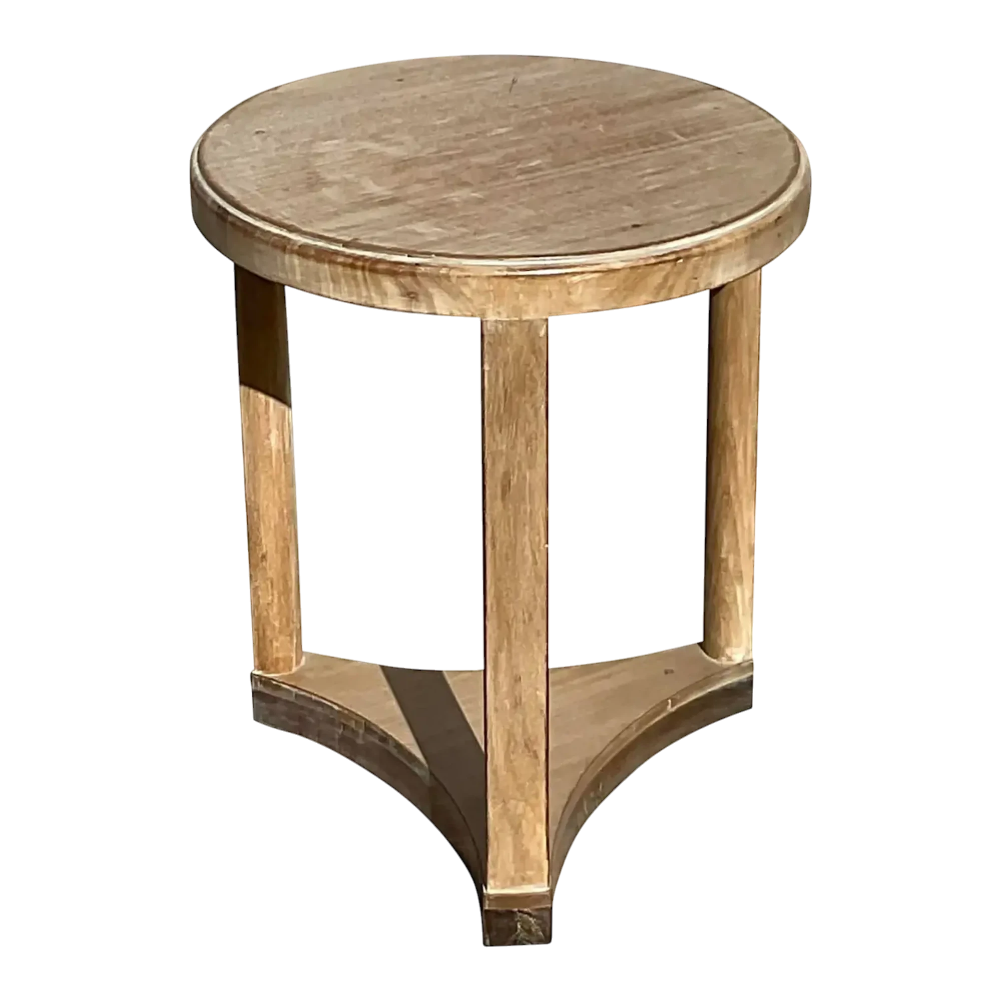 Vintage Boho Dunbar Washed Wood Side Table