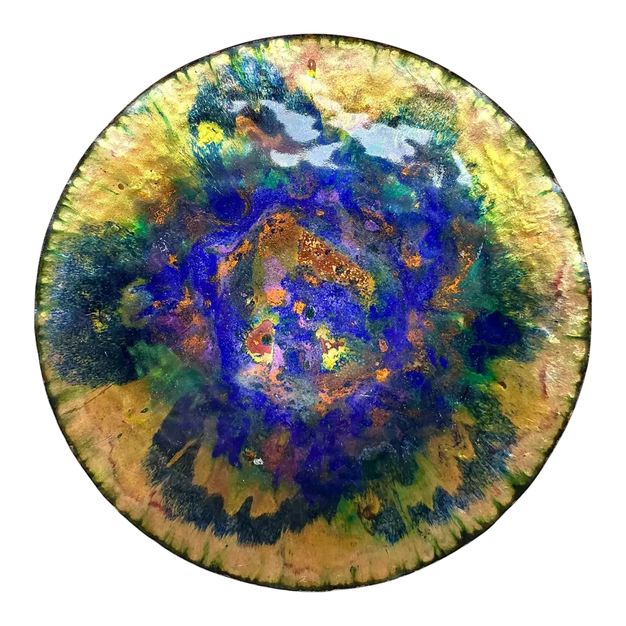 Vintage Boho Enamel Bowl