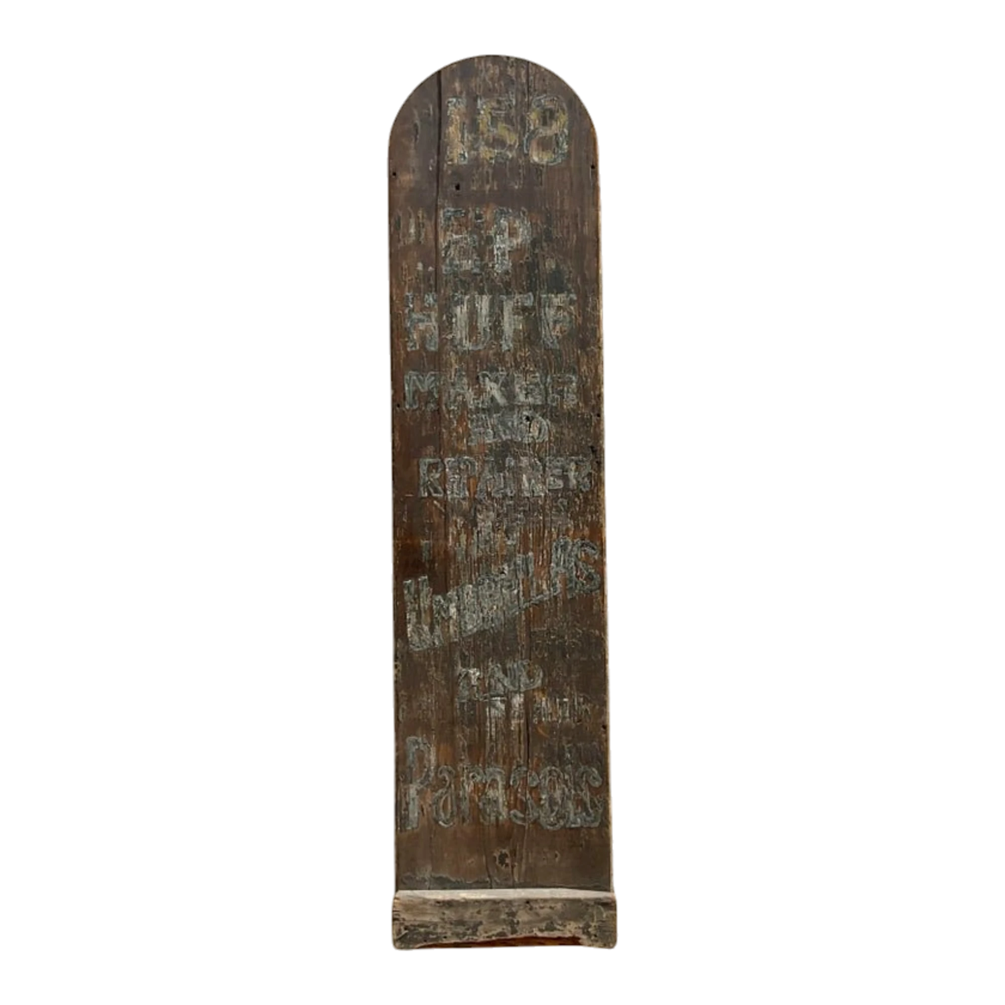 Vintage Boho Folk Art Blade Sign