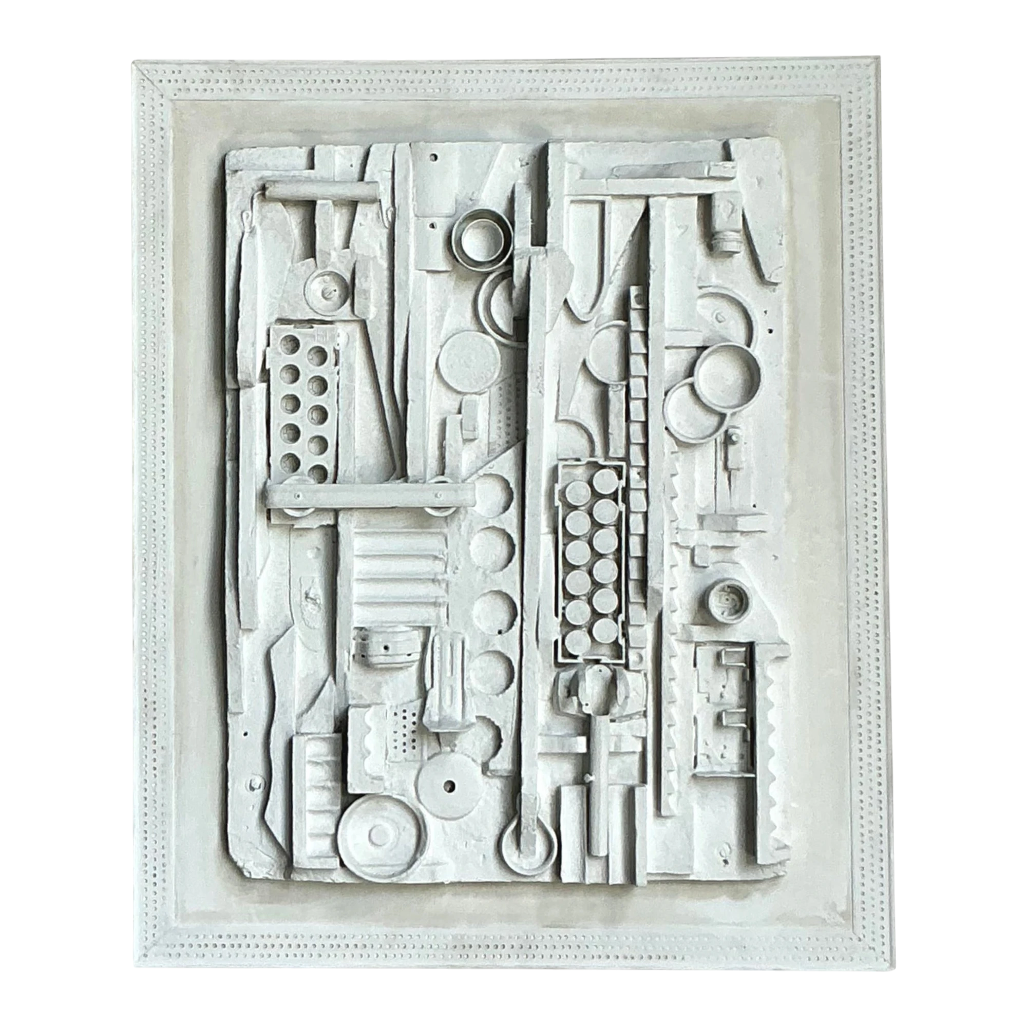 Vintage Boho Found Object Wall Sculpture