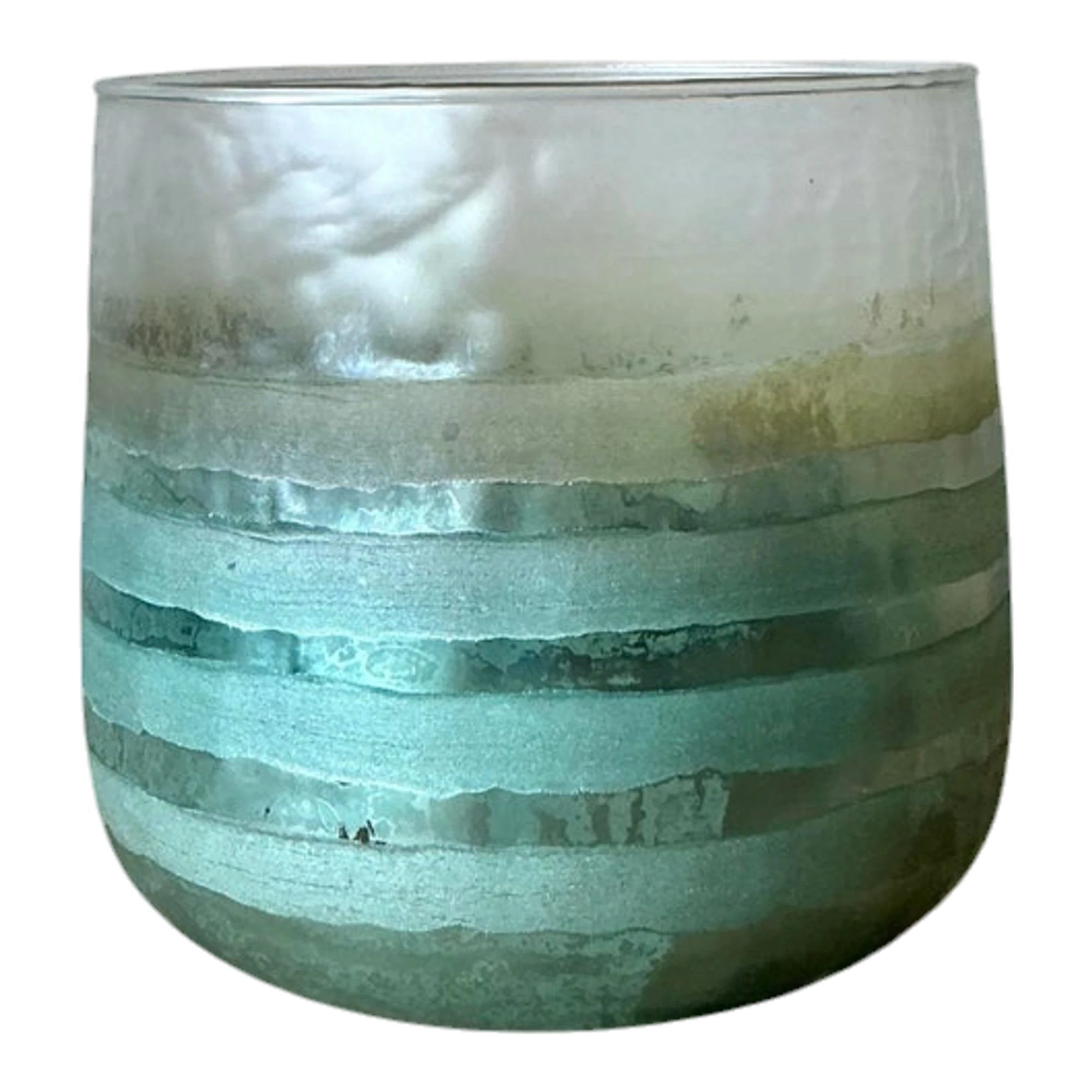 Vintage Boho Frosted Vase
