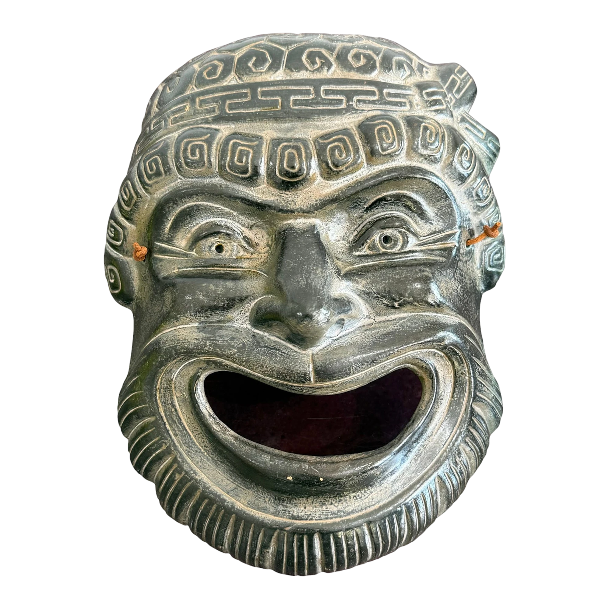 Vintage Boho Greek Comedy Face Mask — additional photo 1