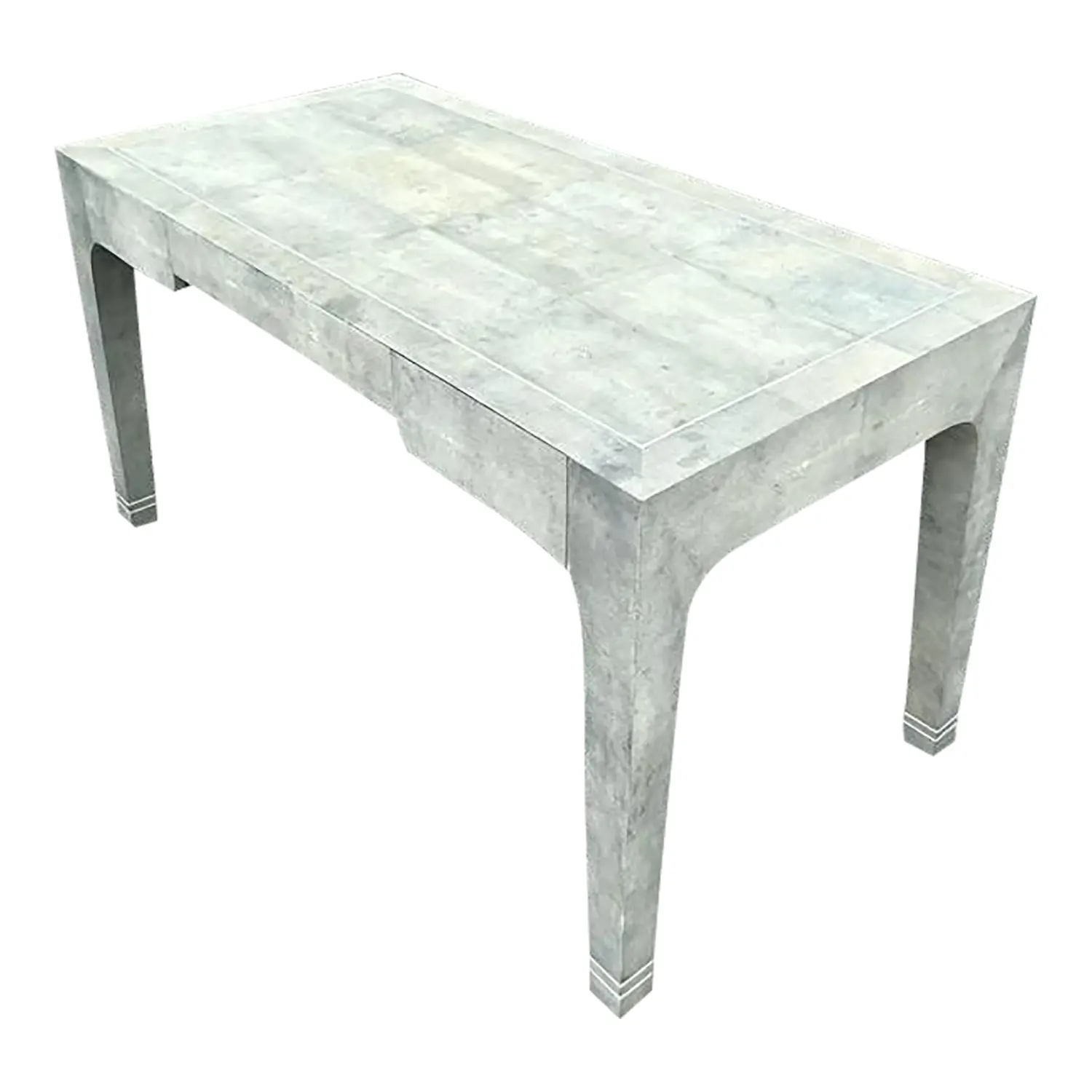 Vintage Boho Karl Springer Shagreen Wrapped Writing Desk