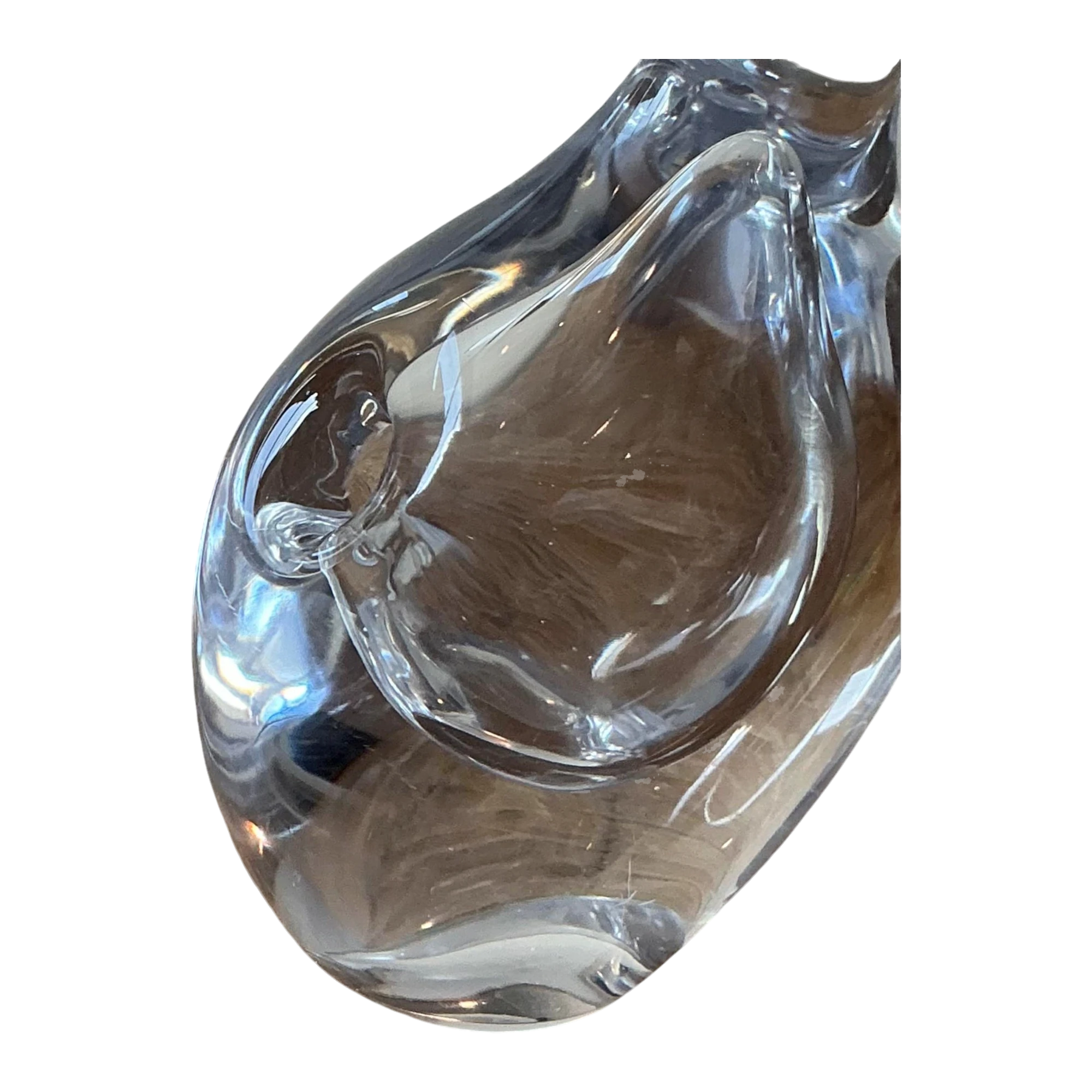 Vintage Boho Kosta Boda Biomorphic Bud Vase - Set of Two