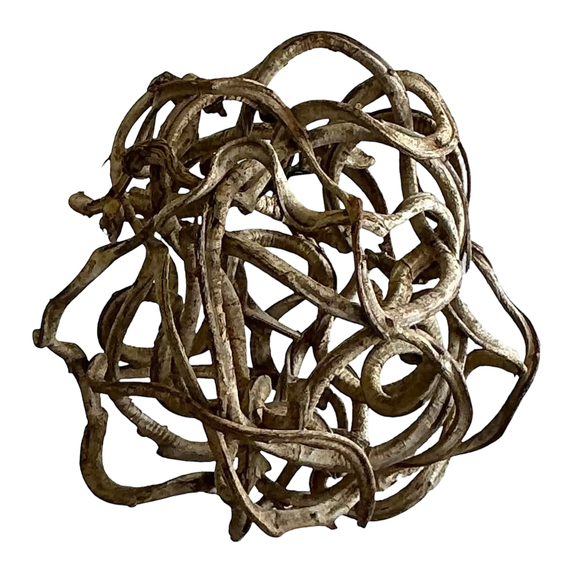 Vintage Boho Large Root Ball Chandelier