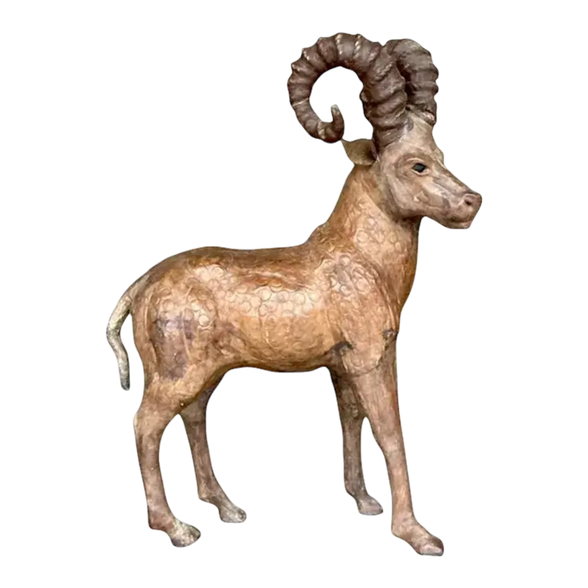 Vintage Boho Leather Ram