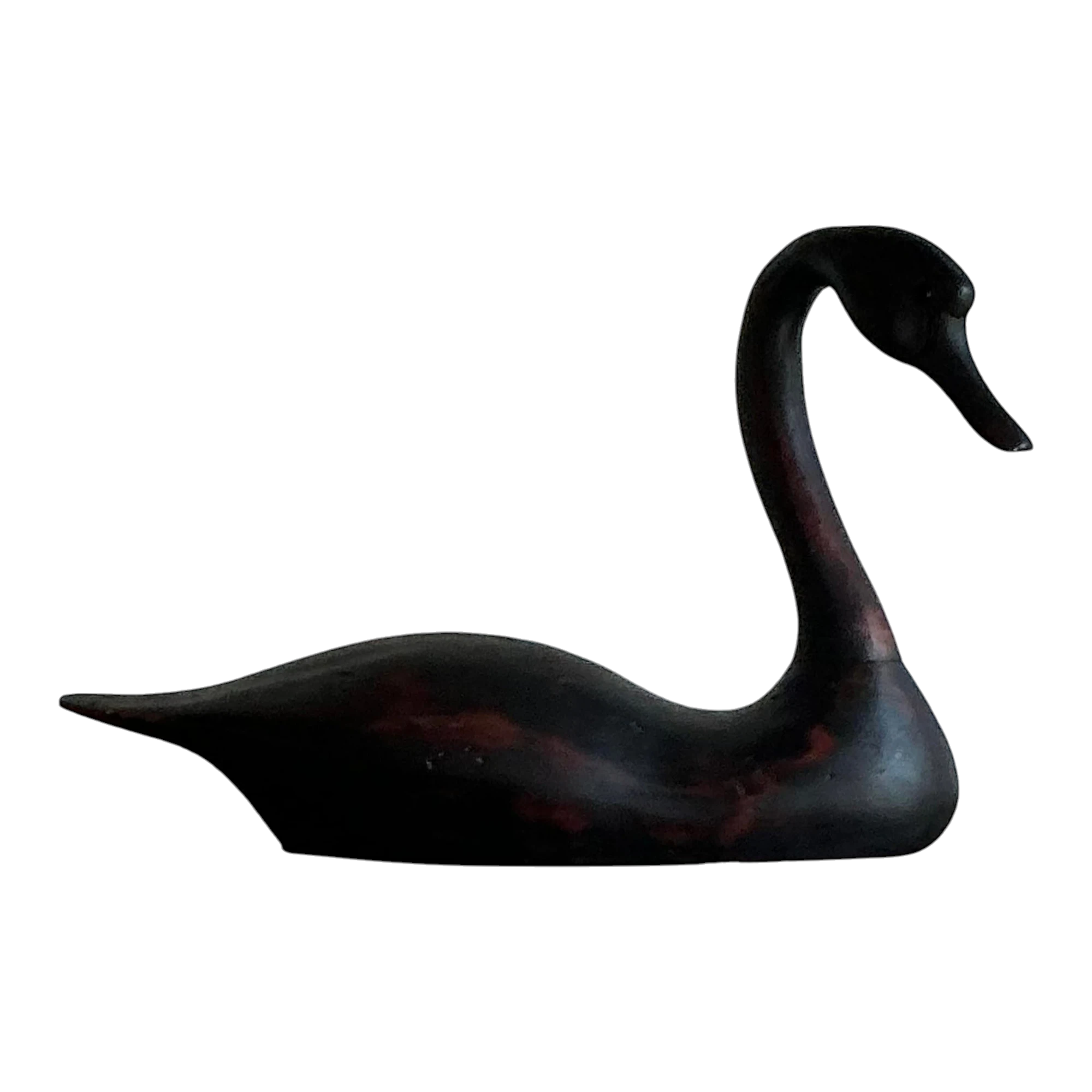 Vintage Boho Life Size Swan Decoy