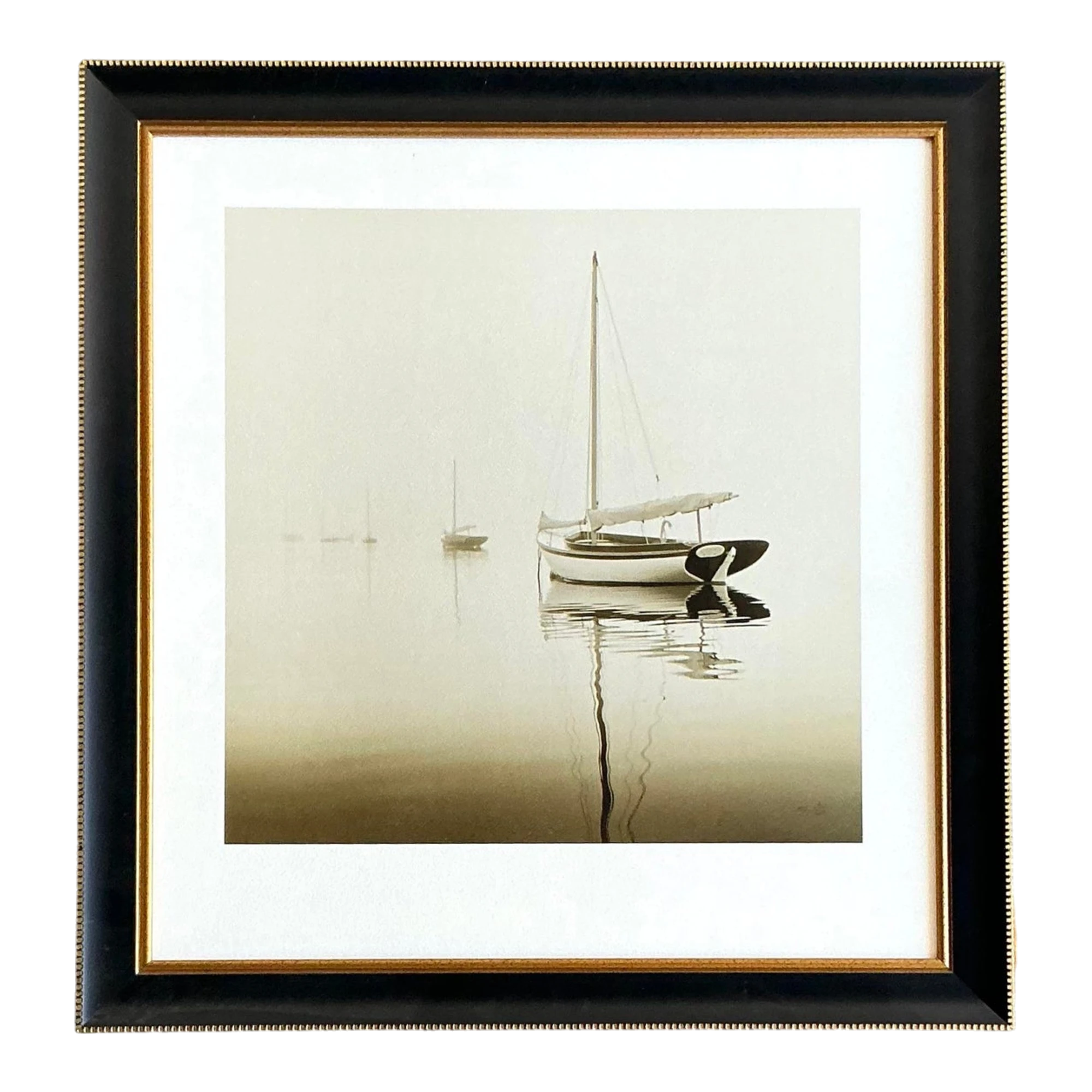 Vintage Boho Limited Edition Michael Kahn Sailboat Photo