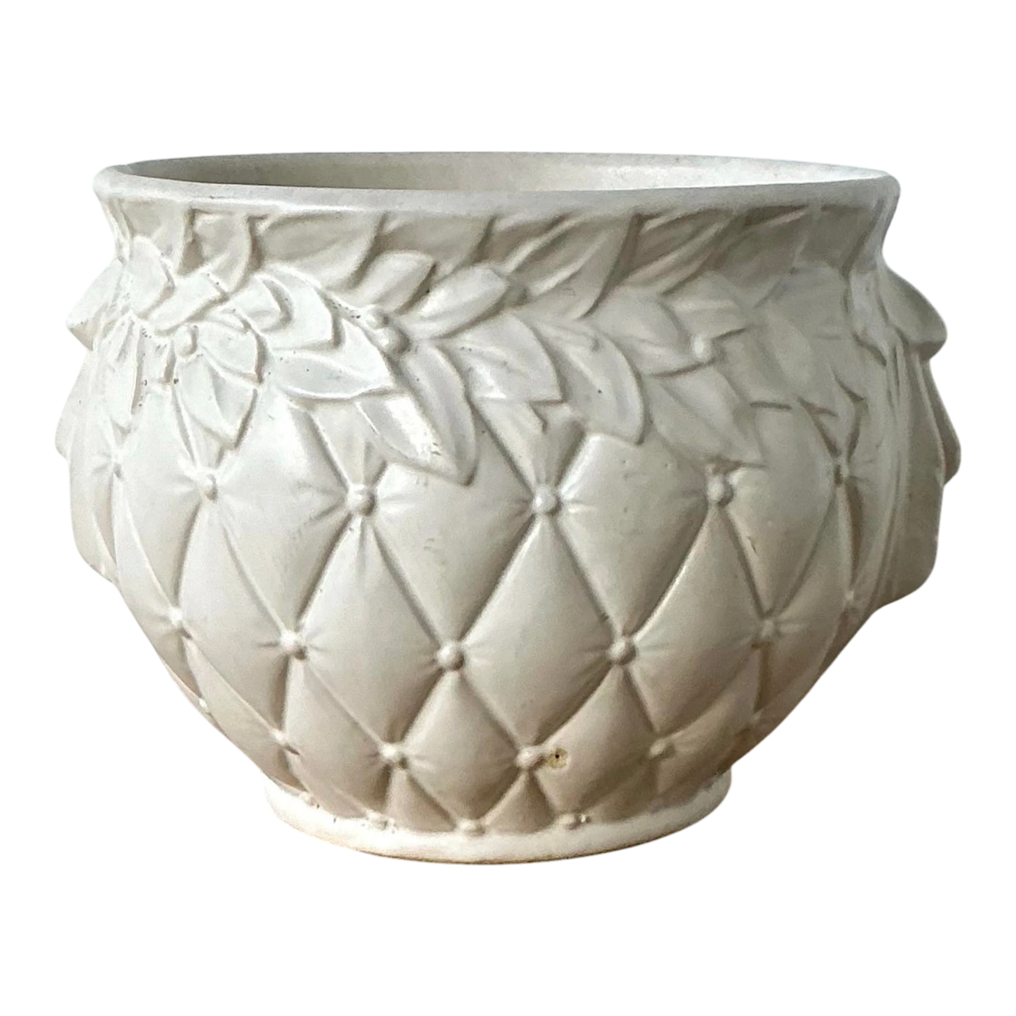 Vintage Boho McCoy Laurel Leaf Cache Pot