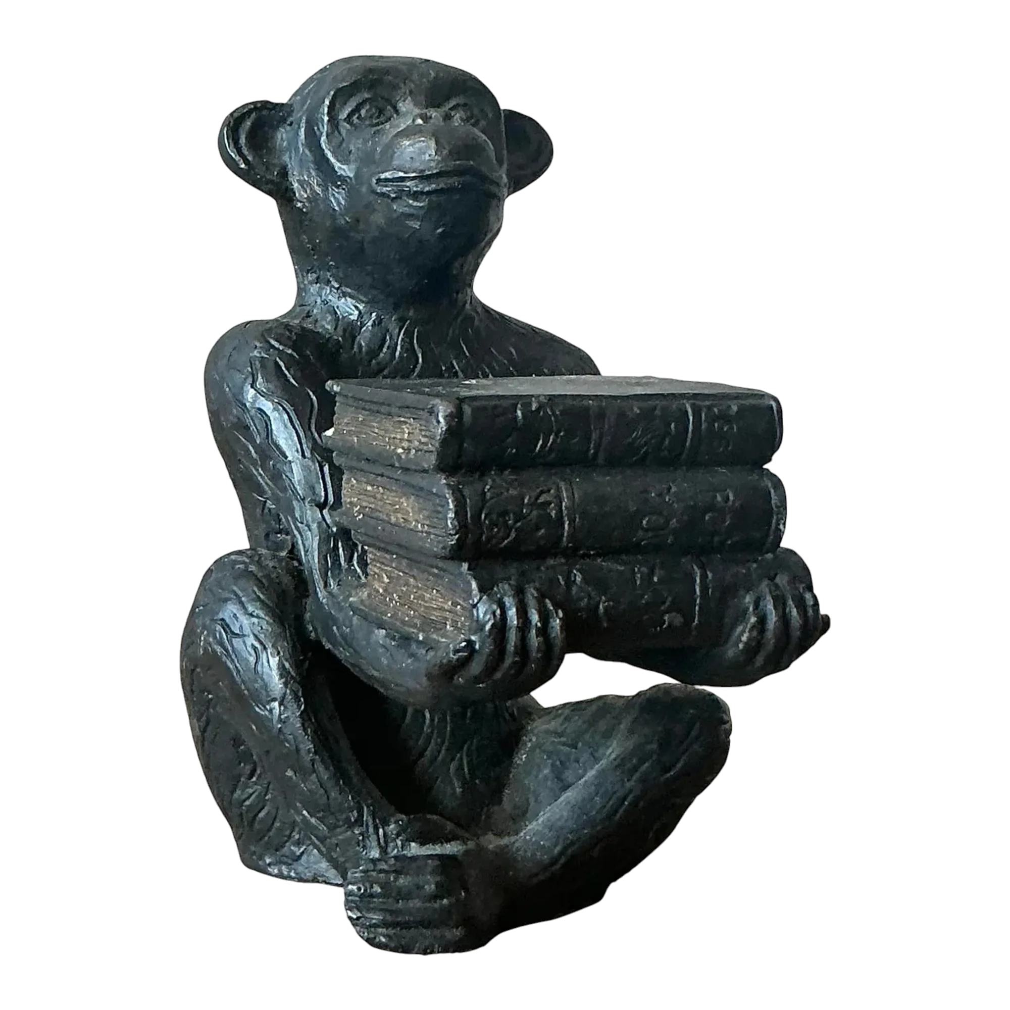 Vintage Boho Metal Monkey