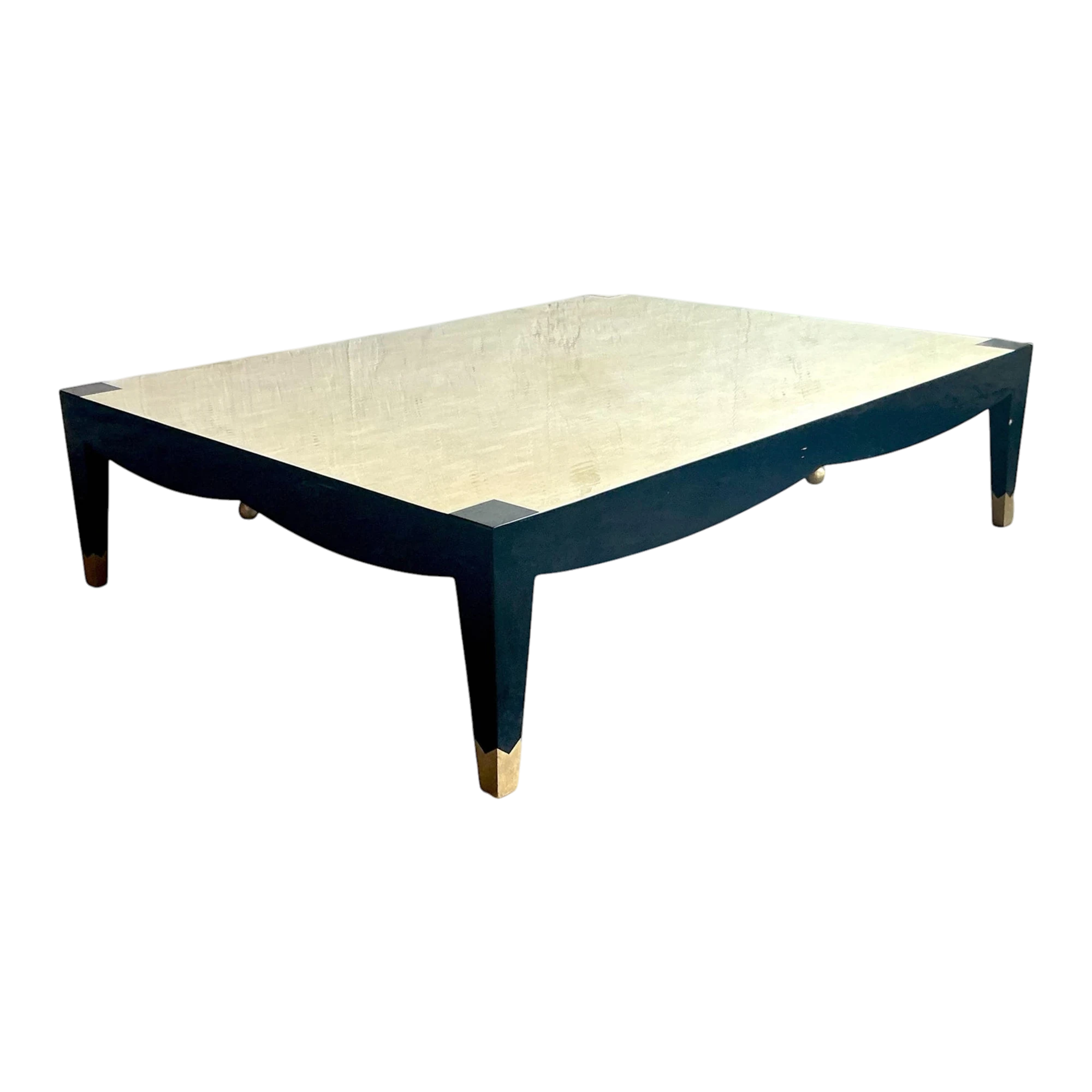 Vintage Boho Monumental Enrique Garcel Bone Coffee Table