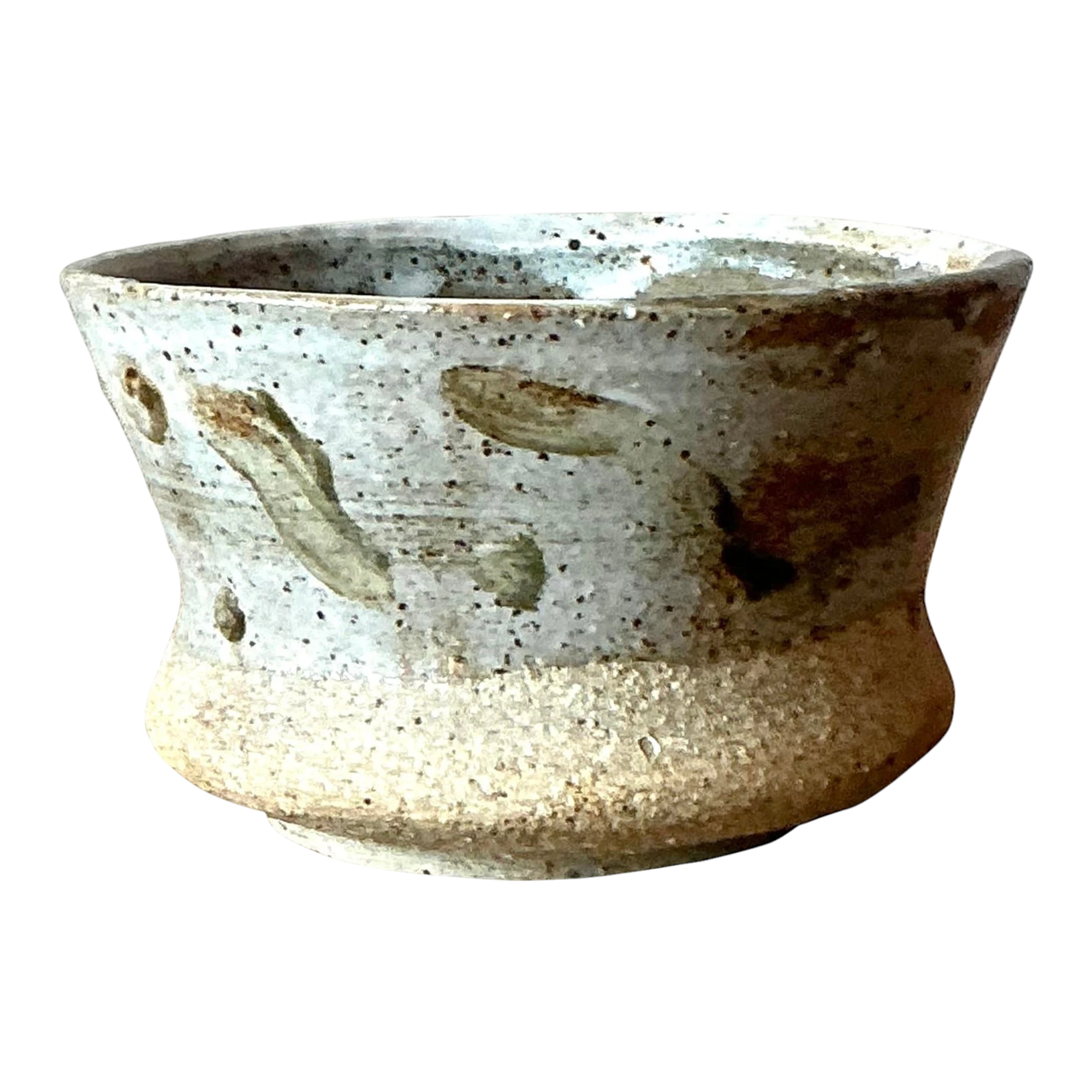 Vintage Boho Original Studio Pottery Bowl - Ceramic, 5W x 2.75H