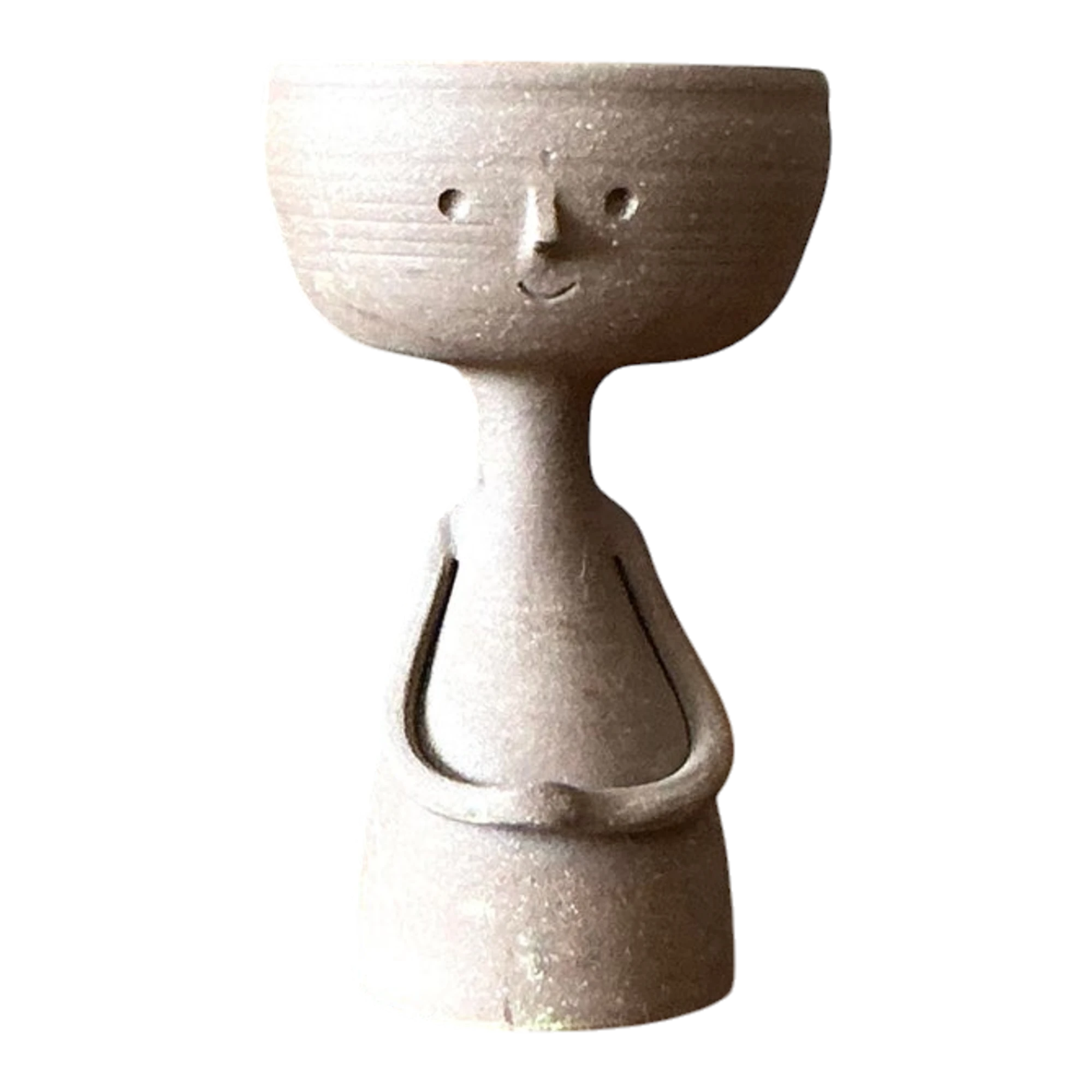 Vintage Boho Original Studio Pottery Figurative Bowl