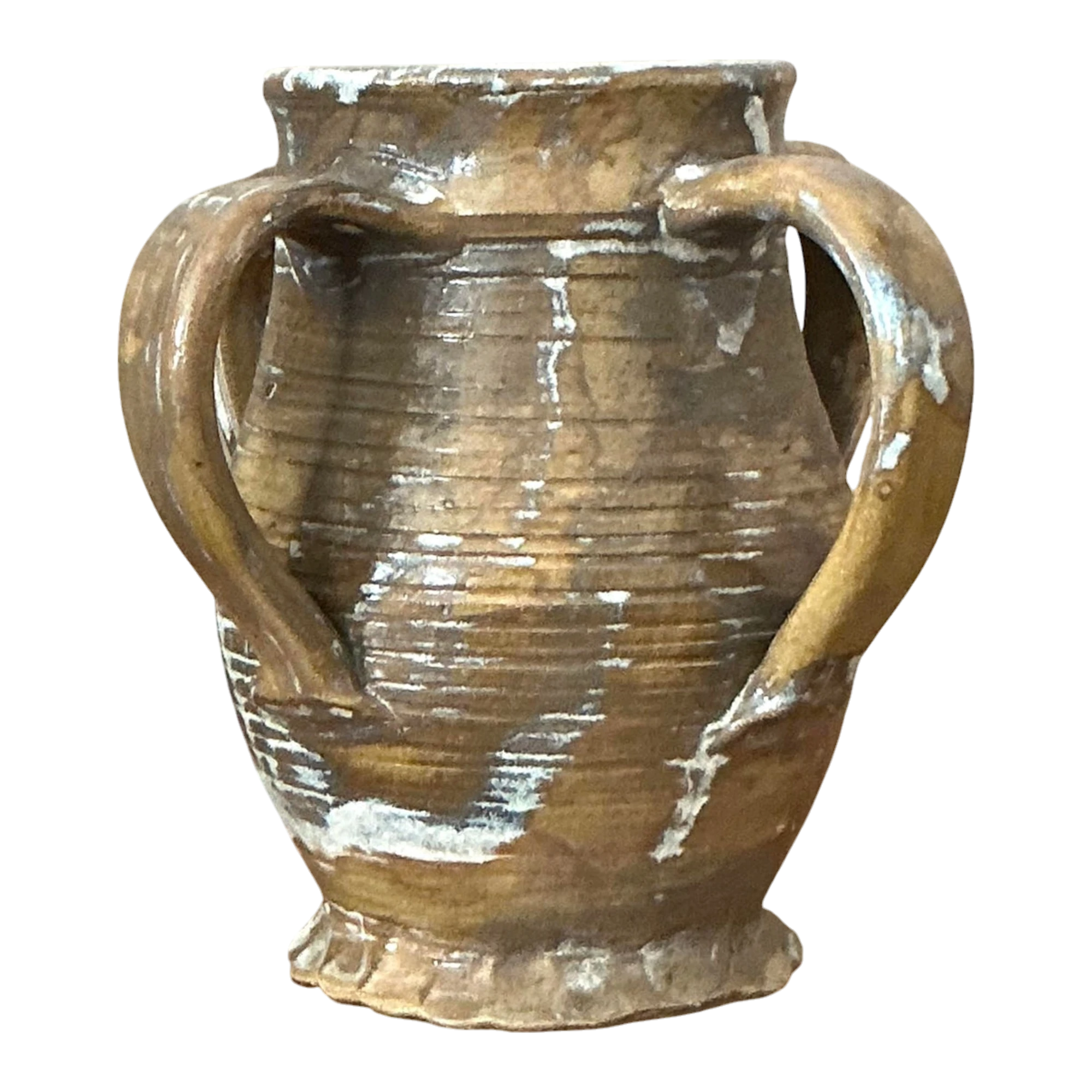 Vintage Boho Original Studio Pottery Handle Vase