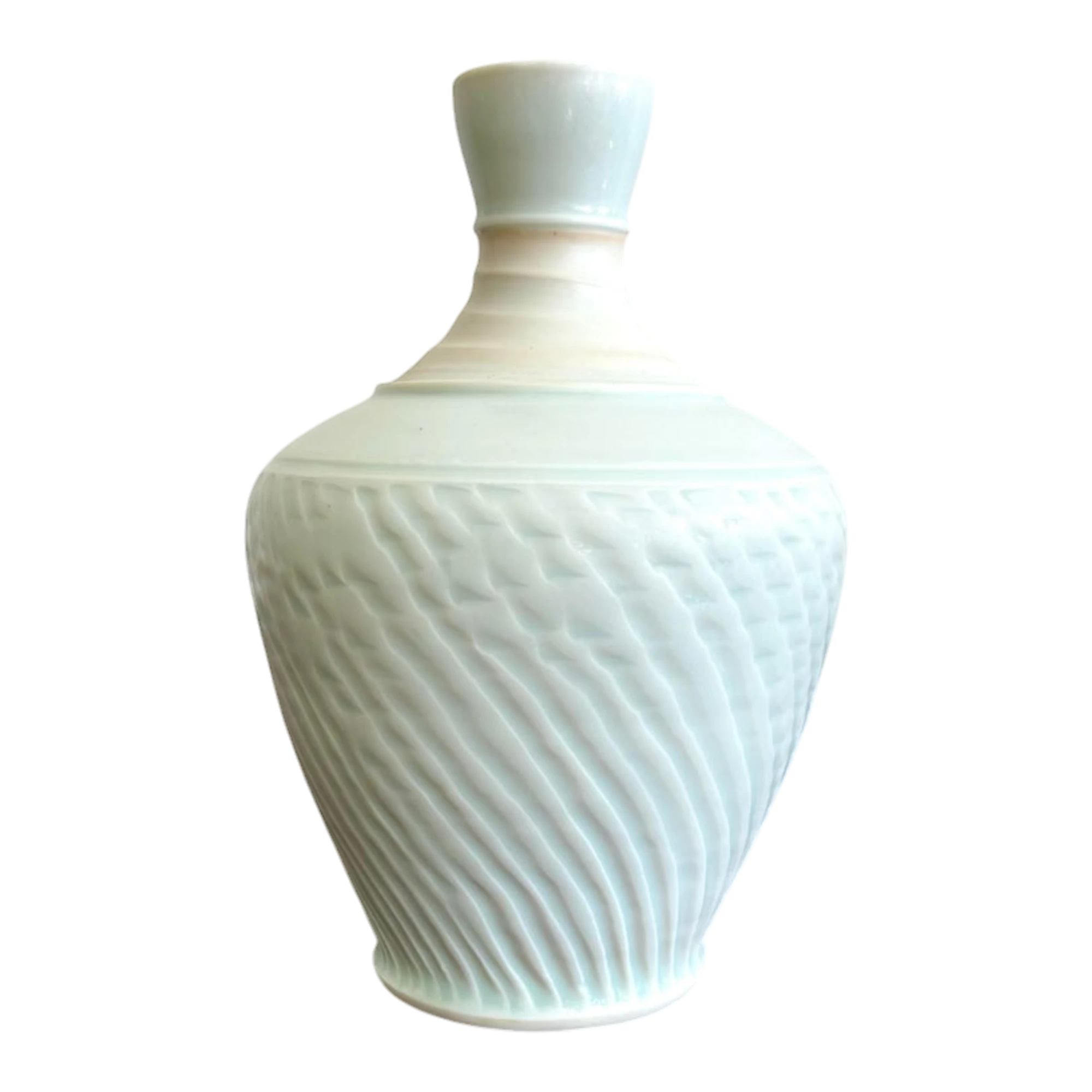 Vintage Boho Original Studio Pottery Textured Vase