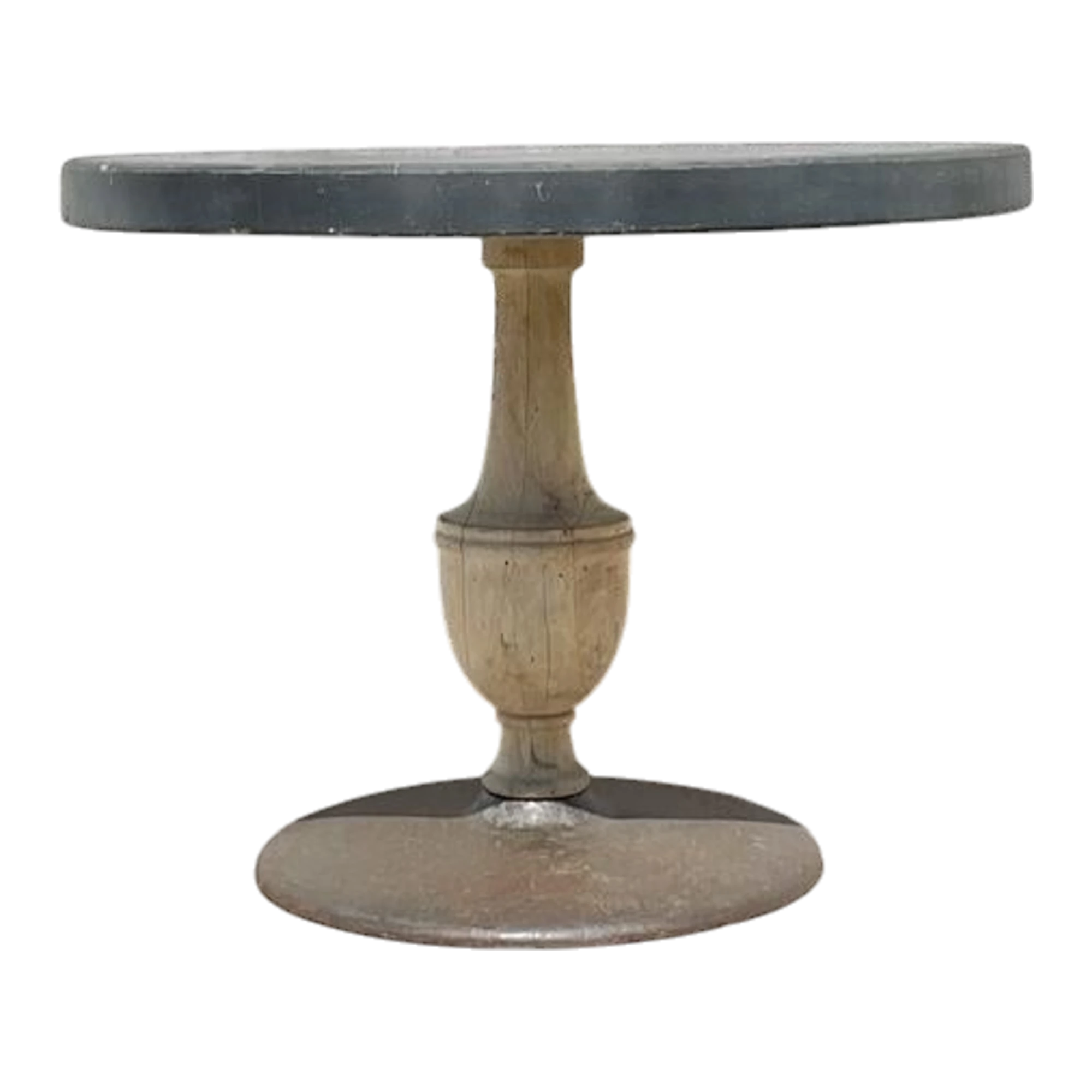 Vintage Boho Patinated Cafe Table