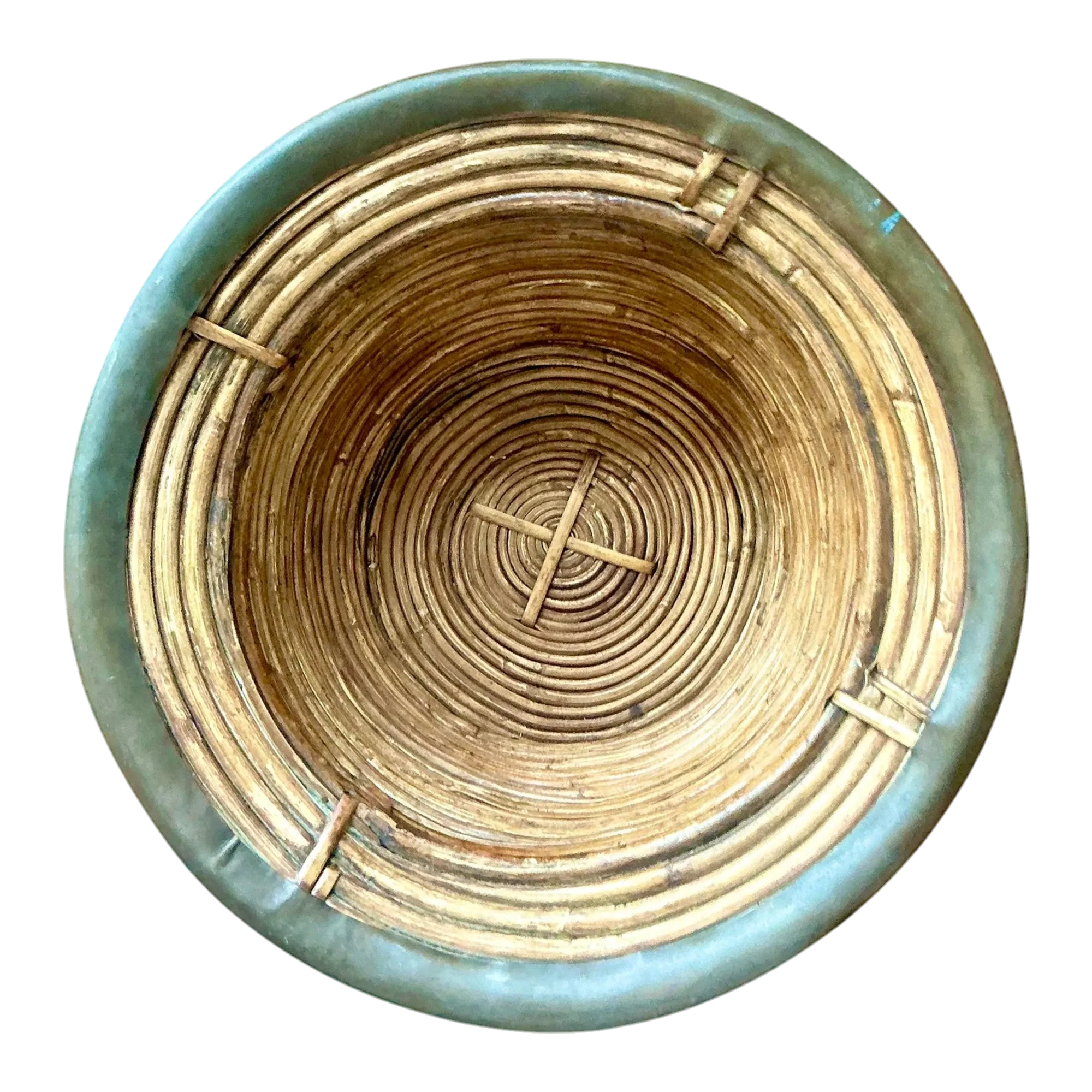 Vintage Boho Pencil Reed Bowl