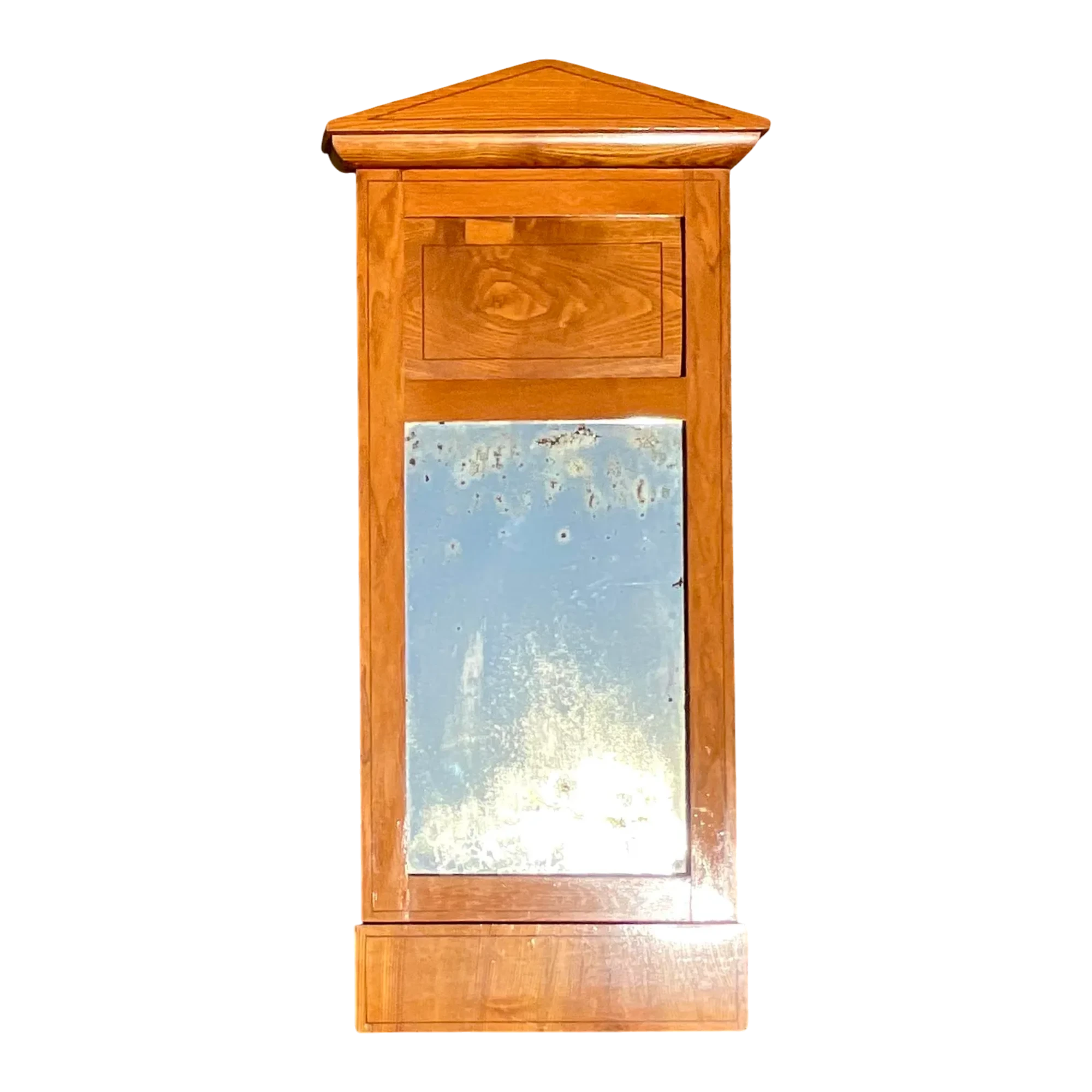 Vintage Boho Petite Pediment Mirror