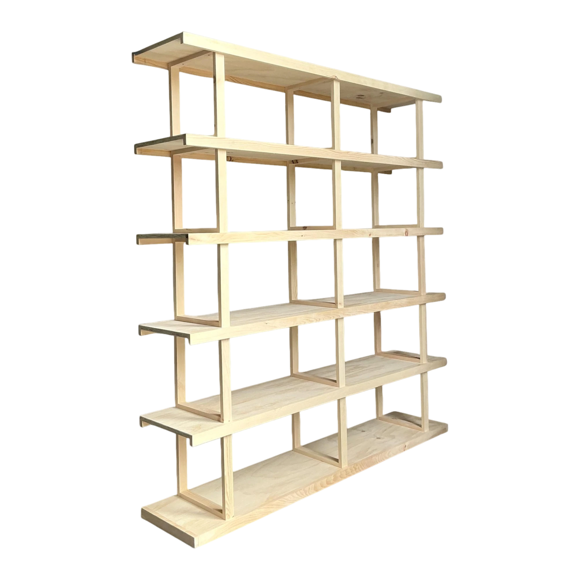Vintage Boho Pine Etagere Etagere