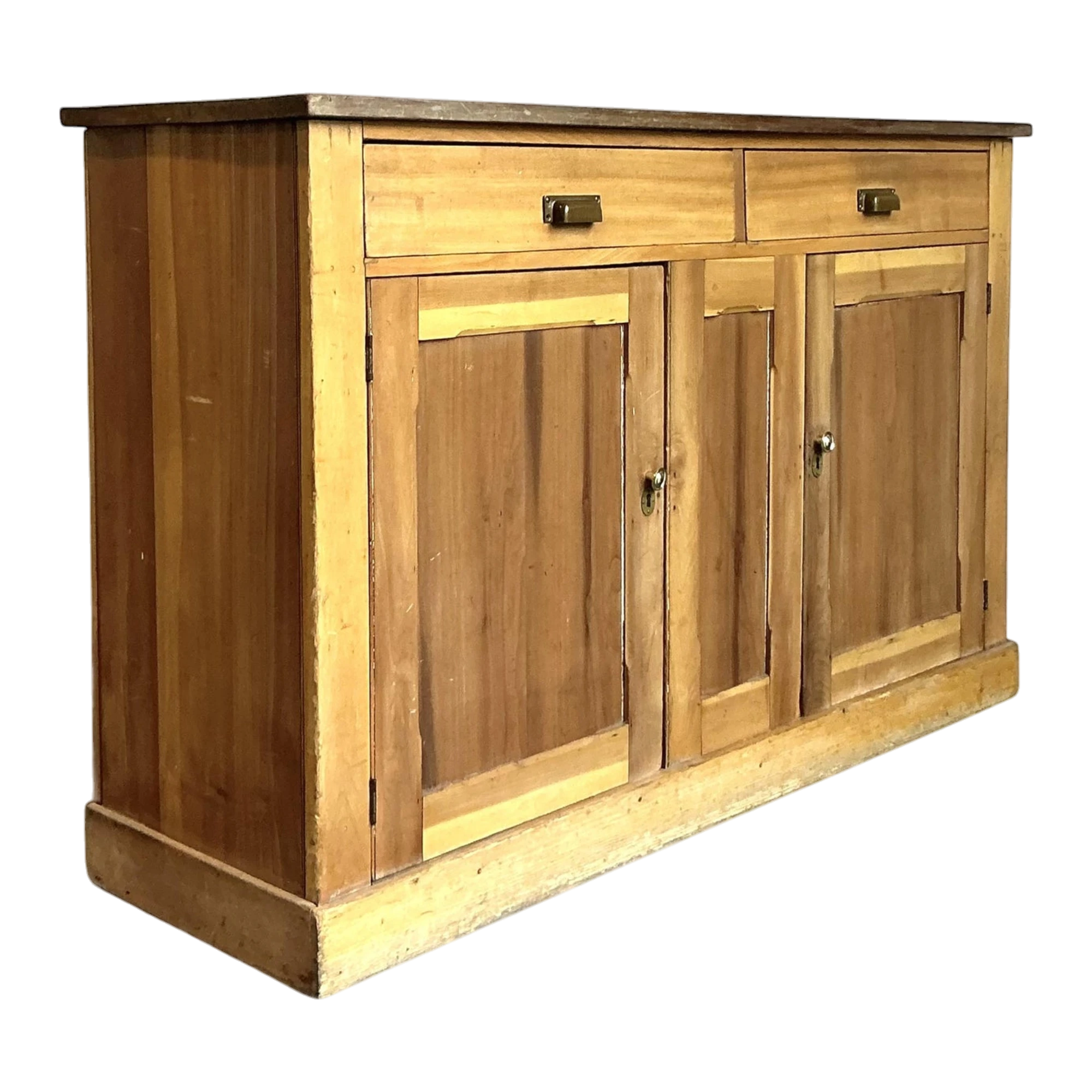 Vintage Boho Pine Sideboard