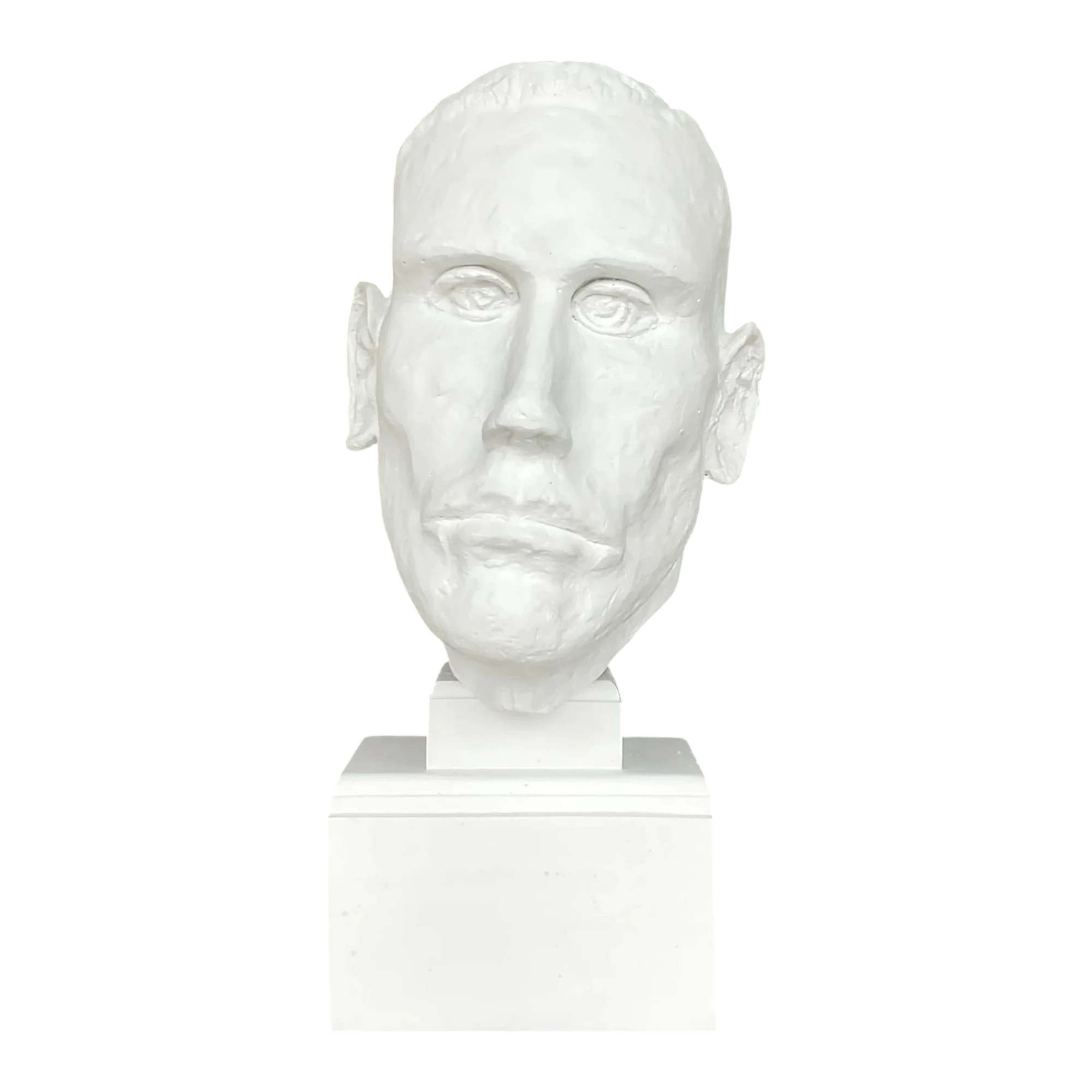 Vintage Boho Plaster Bust of Man