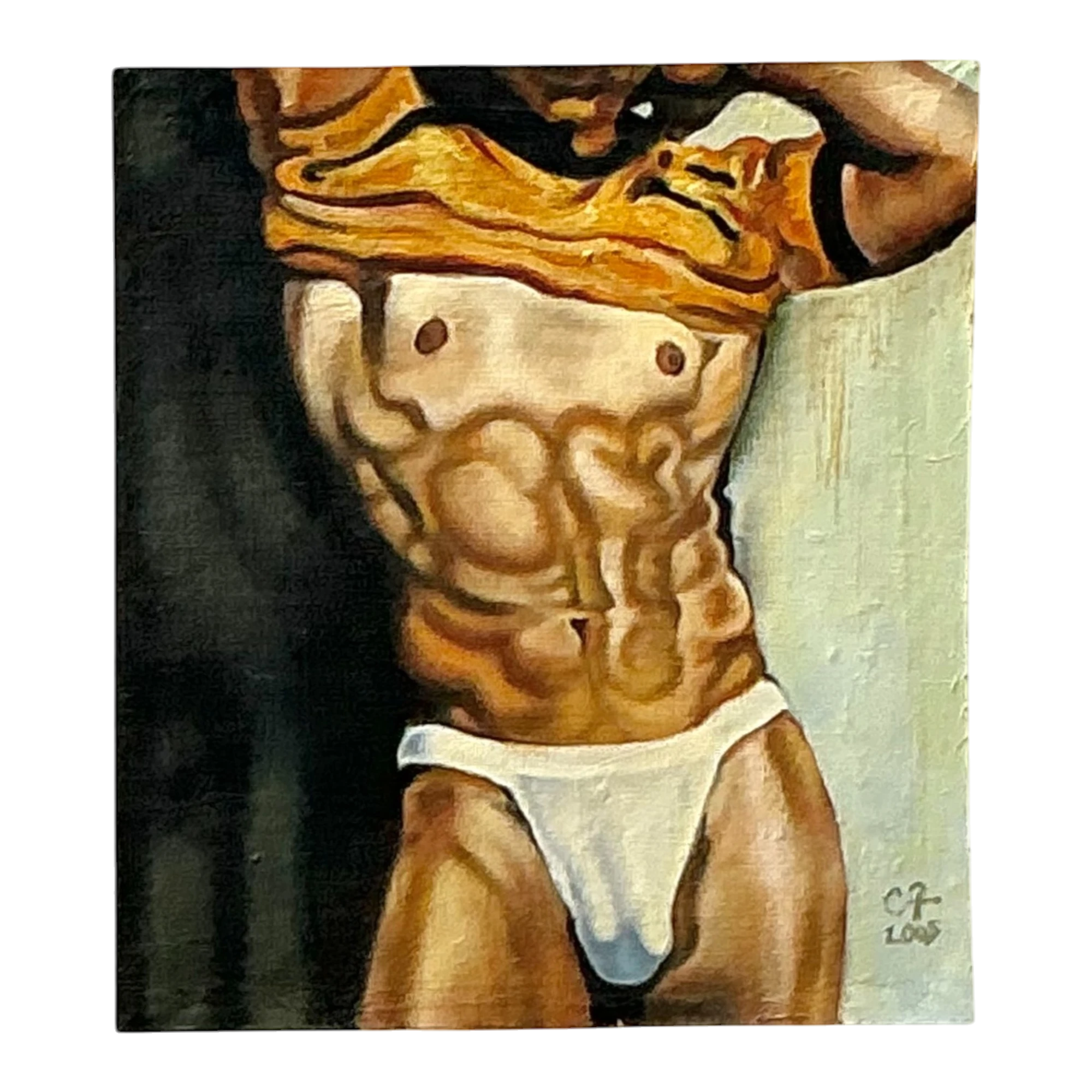 Vintage Boho Portrait Of Athlete