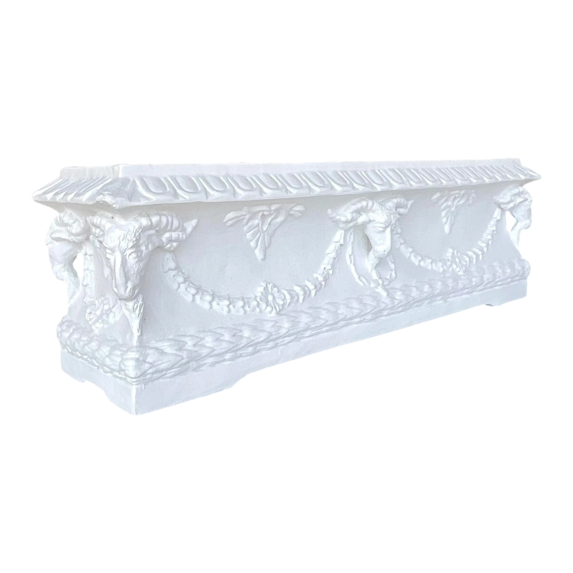 Vintage Boho Ram’s Head Planter Box
