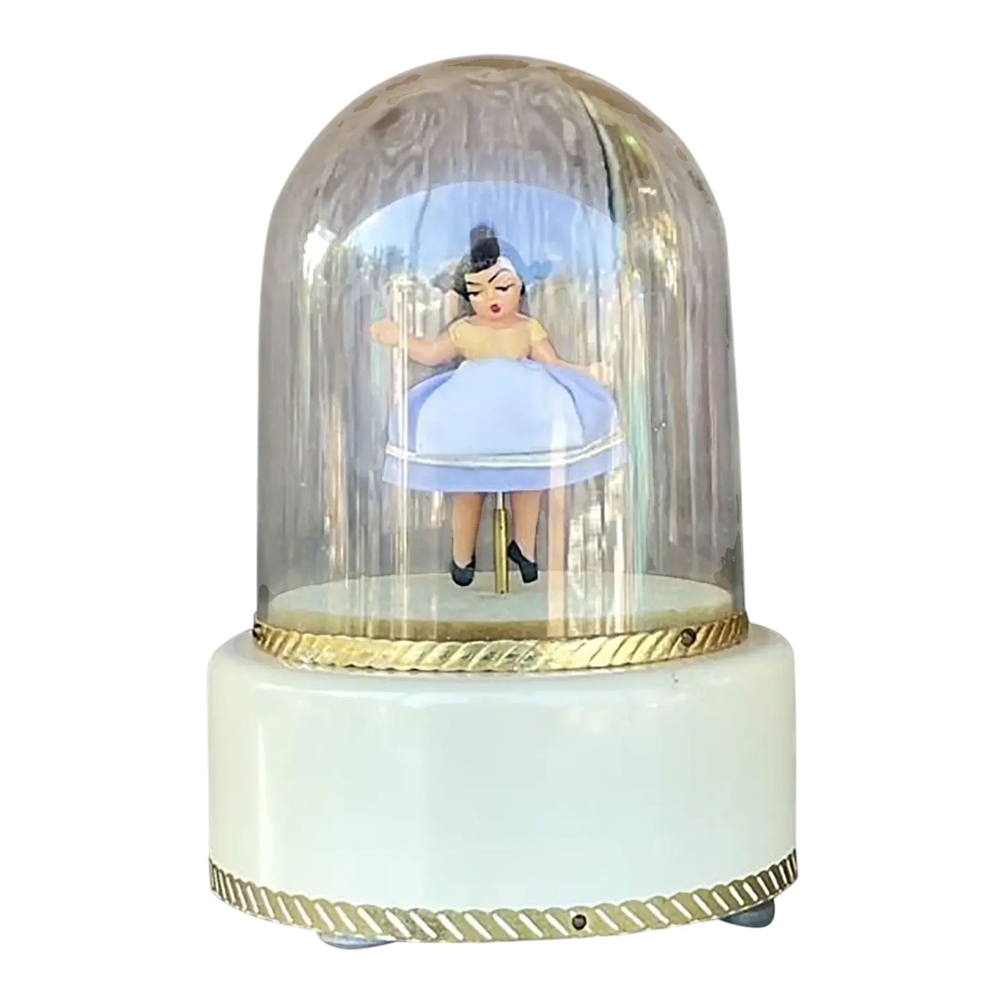 Vintage Boho Reuge Swiss Ballerina Music Box