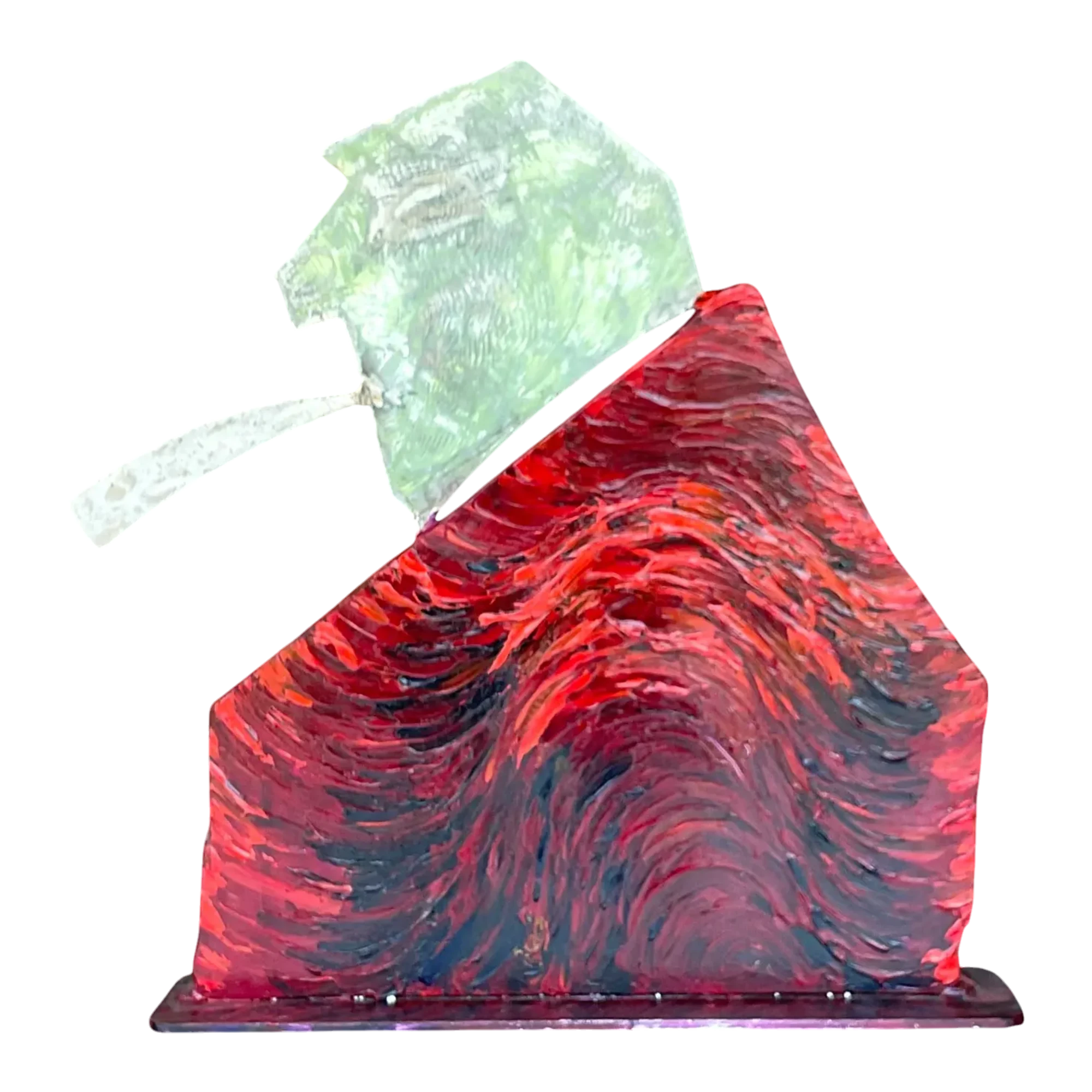 Vintage Boho Robert Bery Steel Sculpture