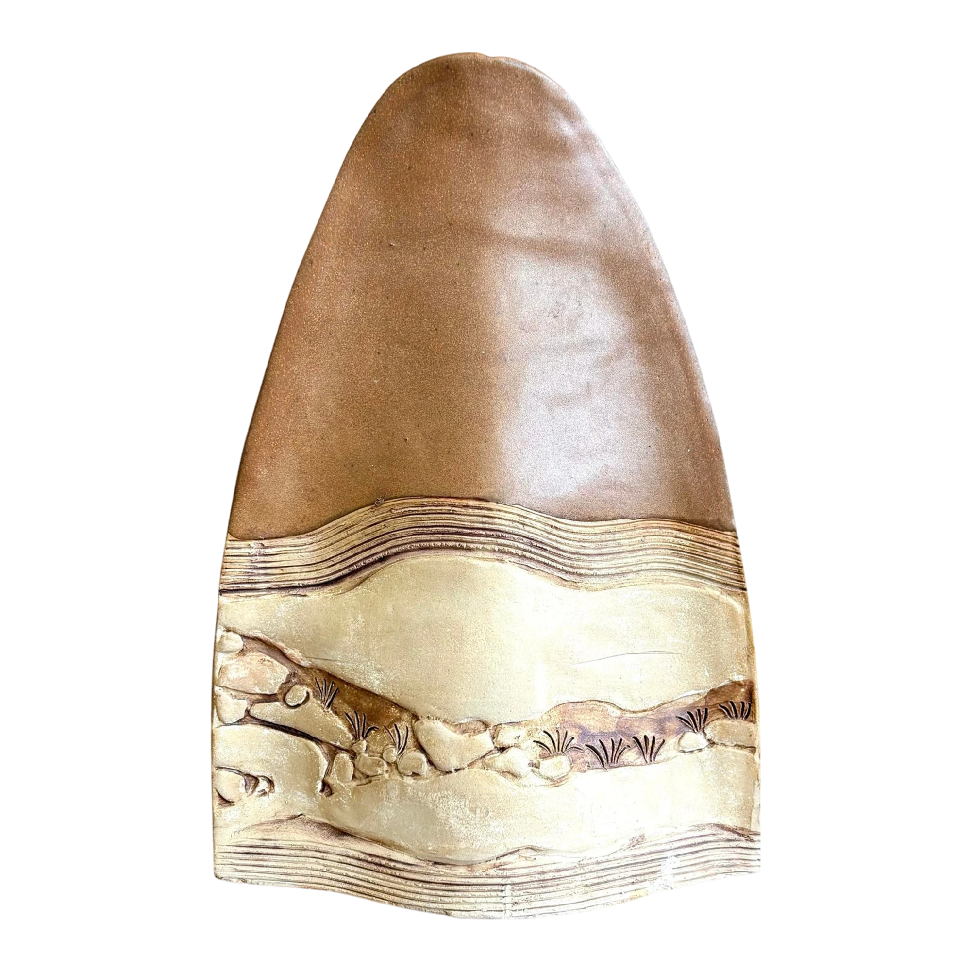 Vintage Boho Rustic Studio Pottery Vase — additional photo 1