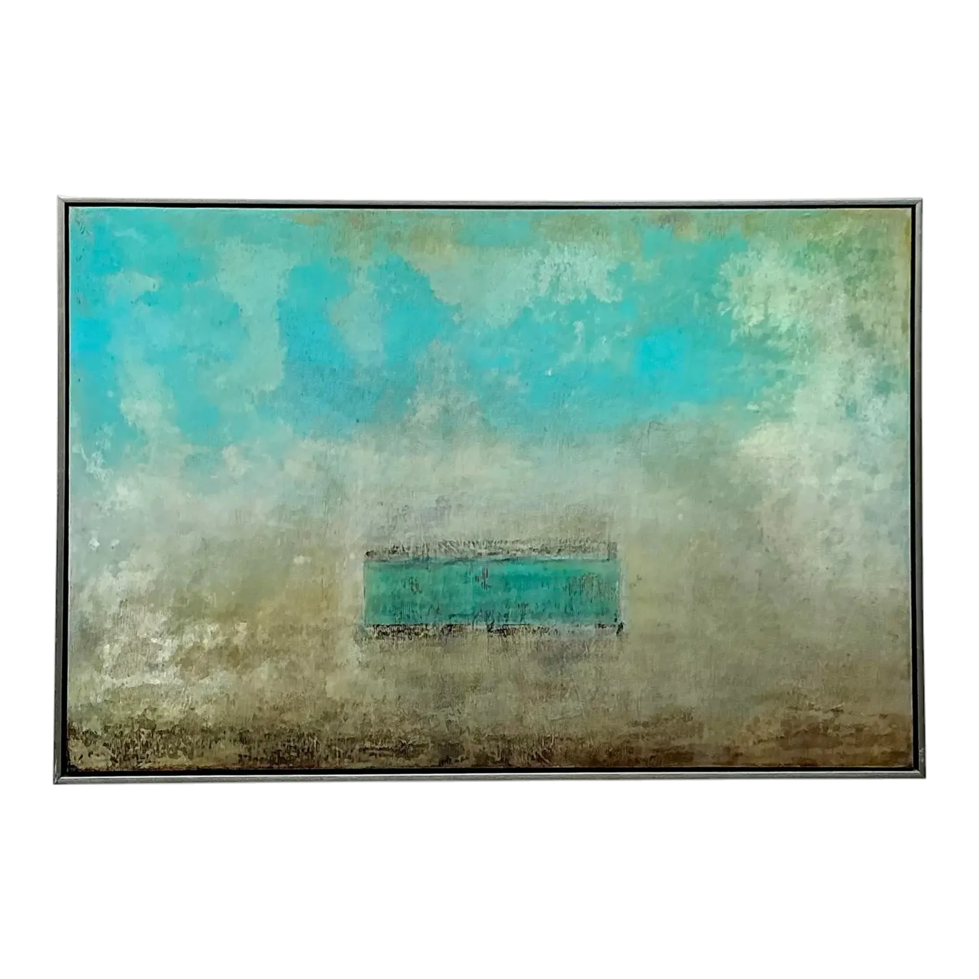 Vintage Boho Scott Upton Abstract on Canvas — additional photo 1