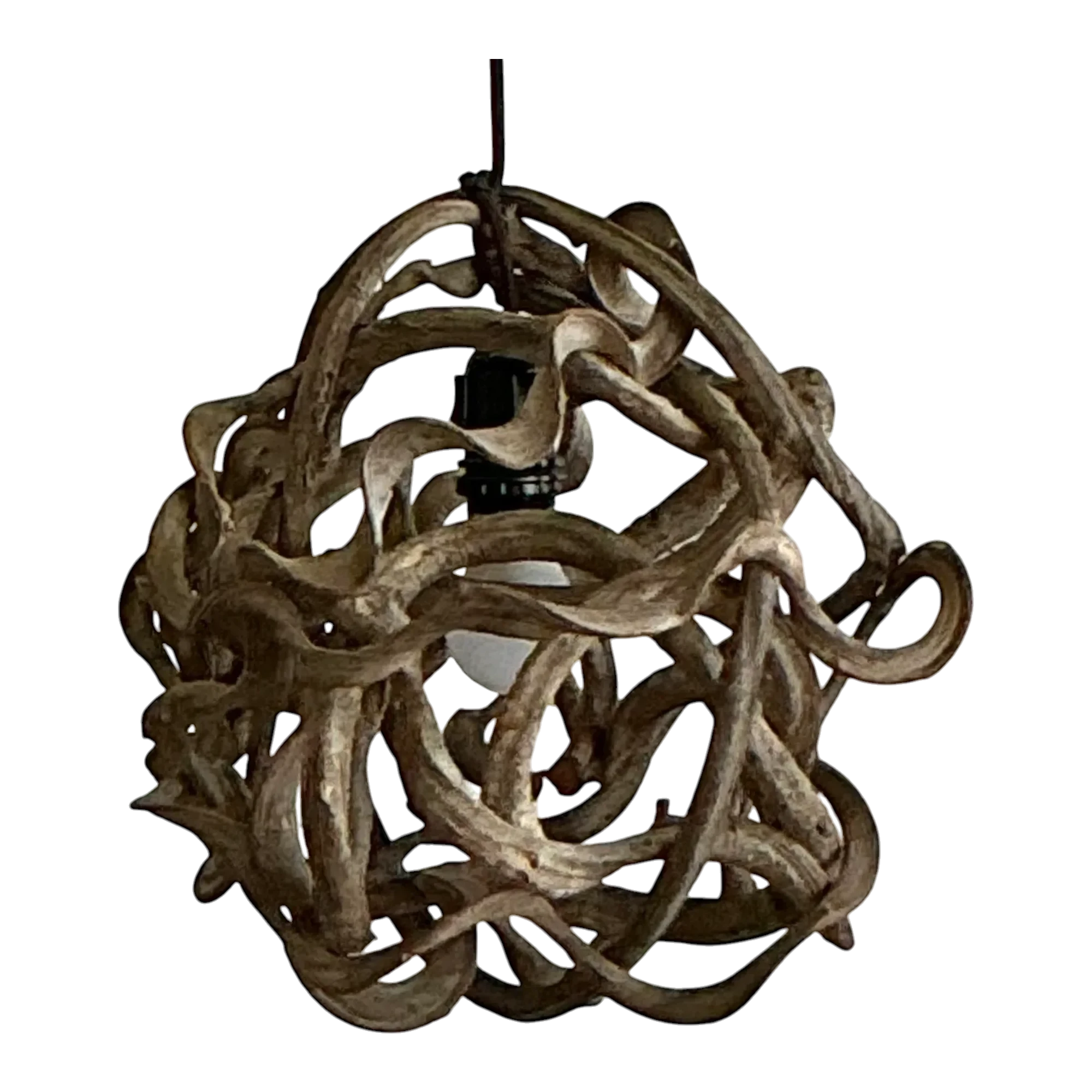 Vintage Boho Small Root Ball Lamp