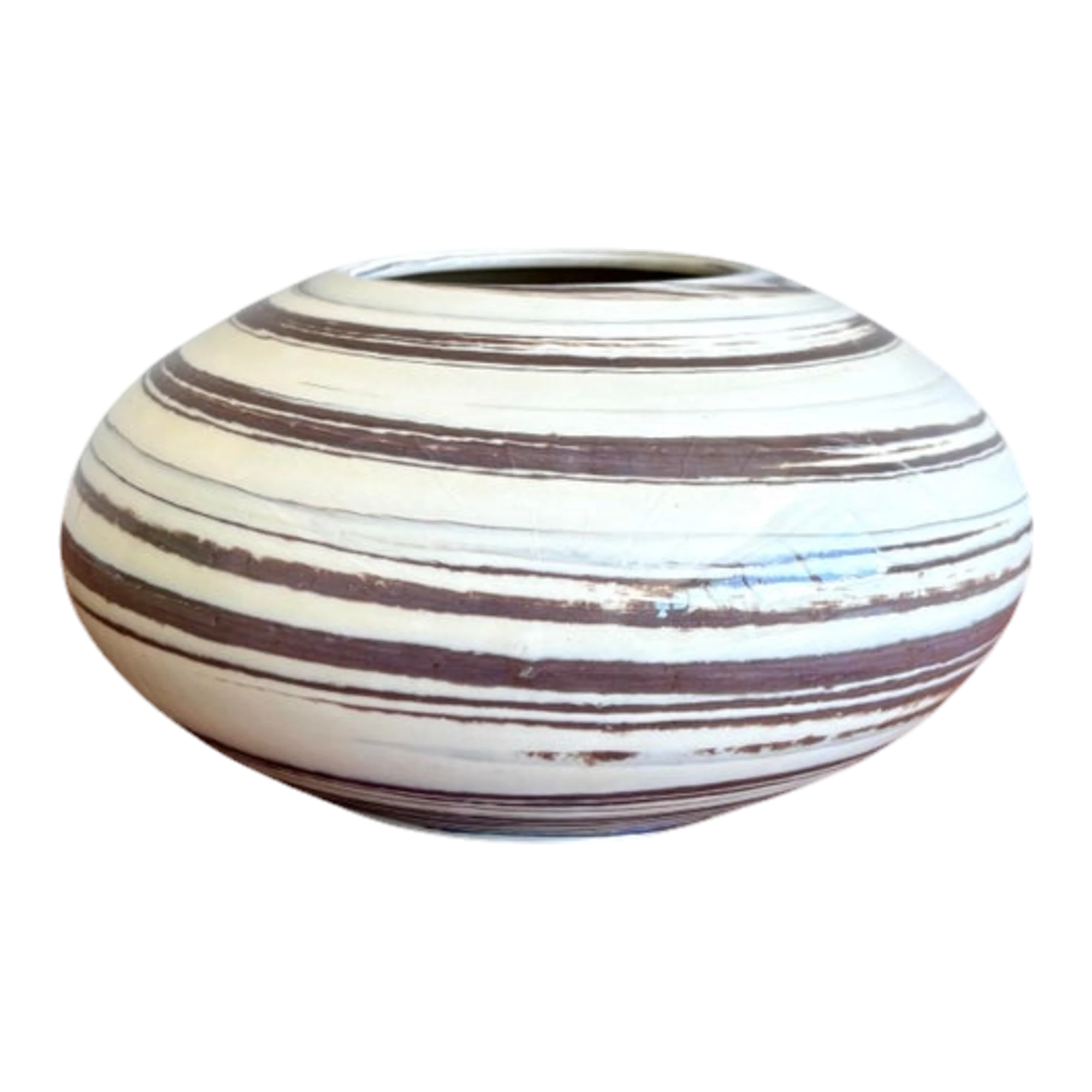 Vintage Boho Spiral Studio Pottery