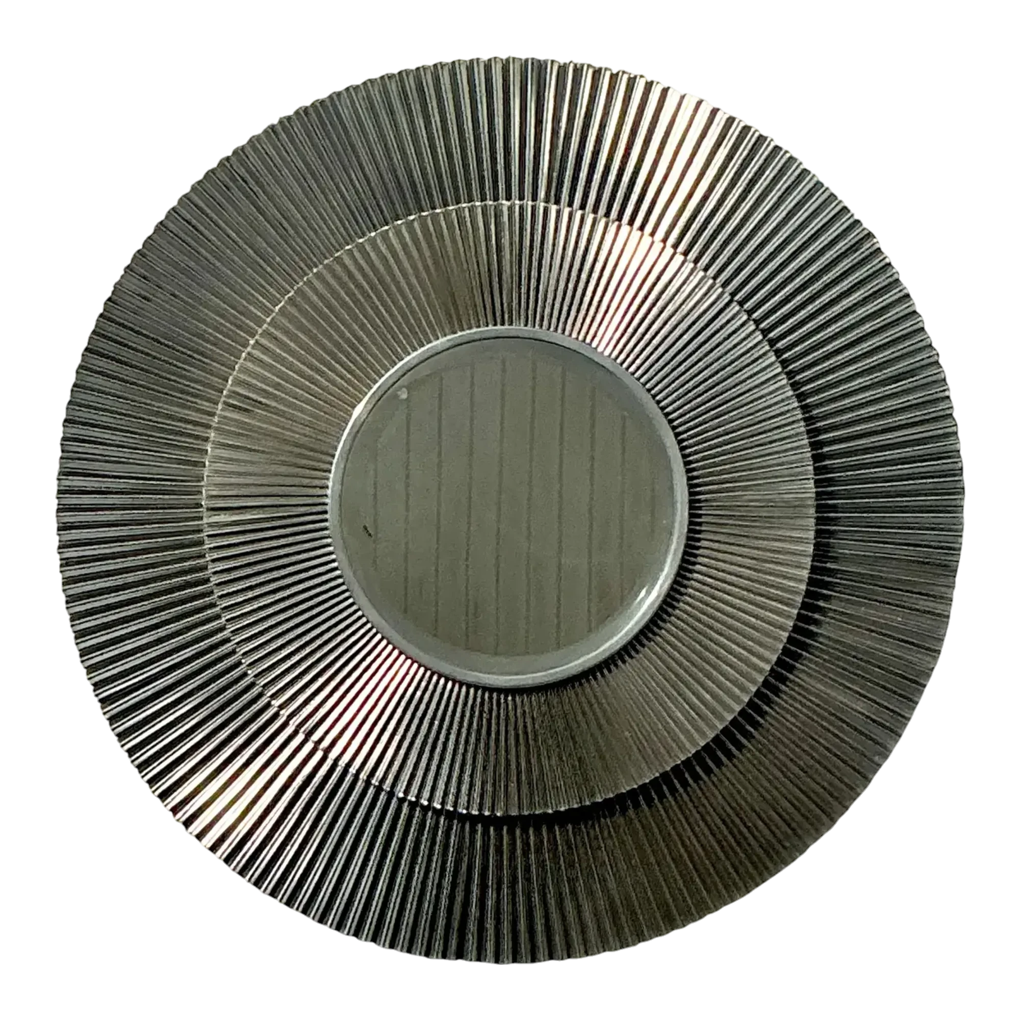 Vintage Boho Studio a Crimped Chrome Wall Mirror — additional photo 1