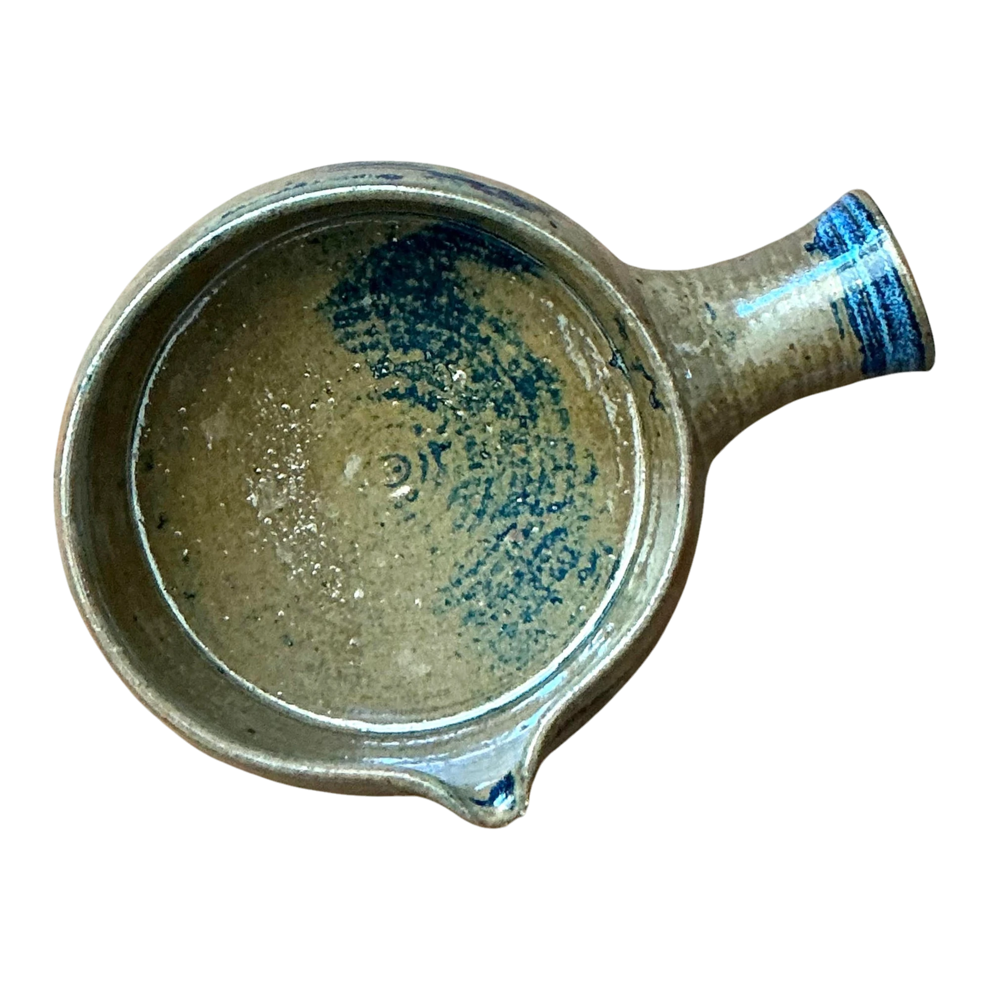 Vintage Boho Studio Pottery Bowl - Ceramic, 9W x 2.5H